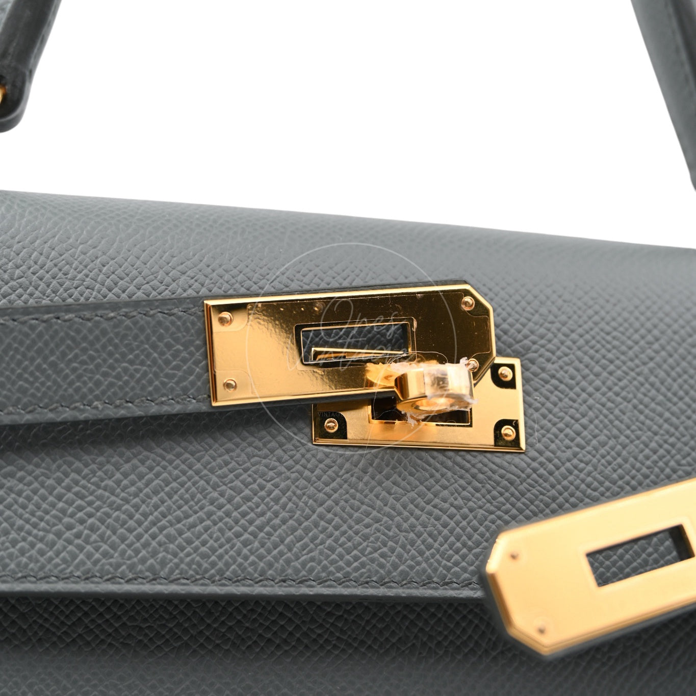 [Unused] Hermes Kelly Sellier Epsom 28 Vert Amande Handbag