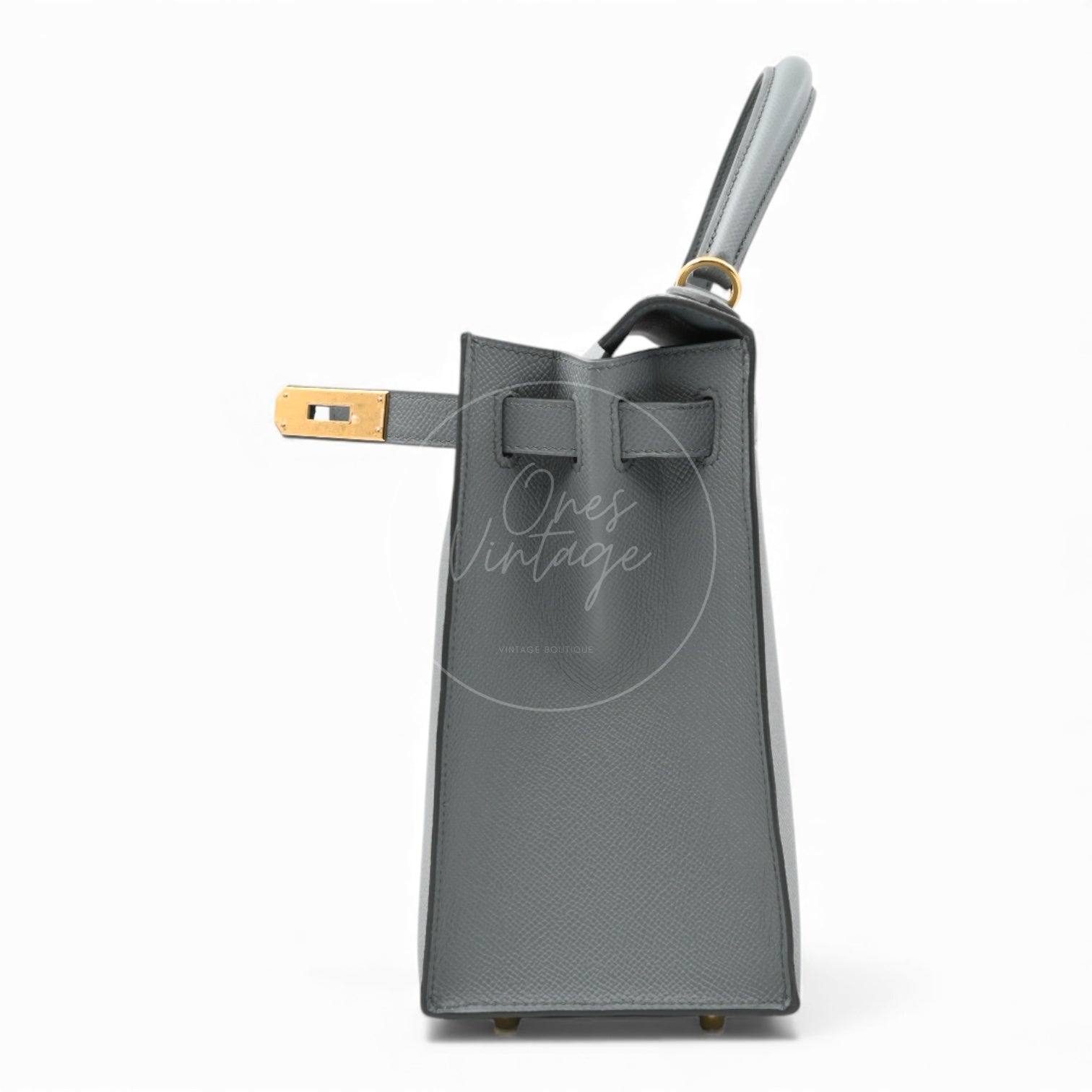 [Unused] Hermes Kelly Sellier Epsom 28 Vert Amande Handbag