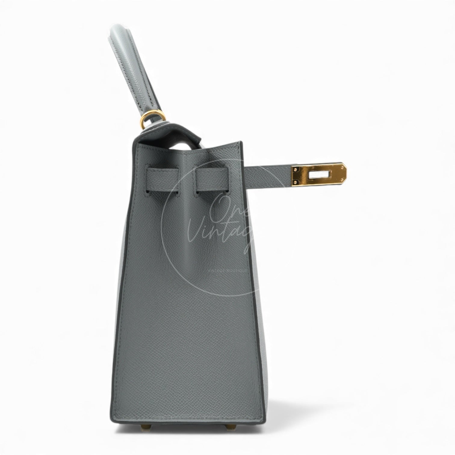 [Unused] Hermes Kelly Sellier Epsom 28 Vert Amande Handbag