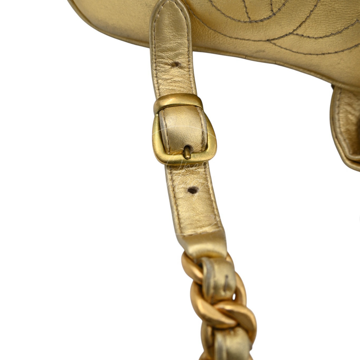 ［Pre-owned] Chanel Mini Duma in Gold Series 3