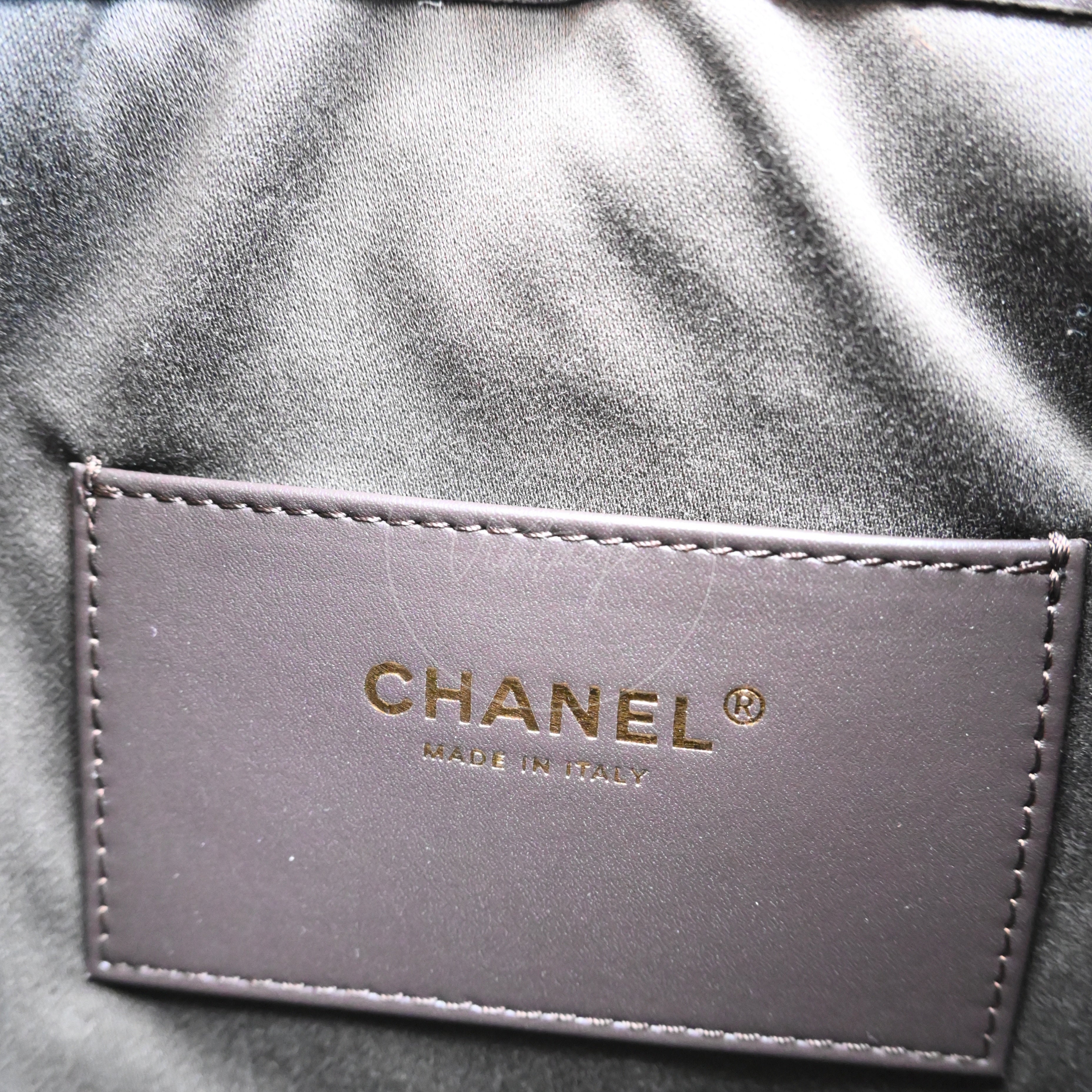 [Unused] Chanel 25 Suede Calfskin & Gold-tone Metal Dark Brown Small Handbag