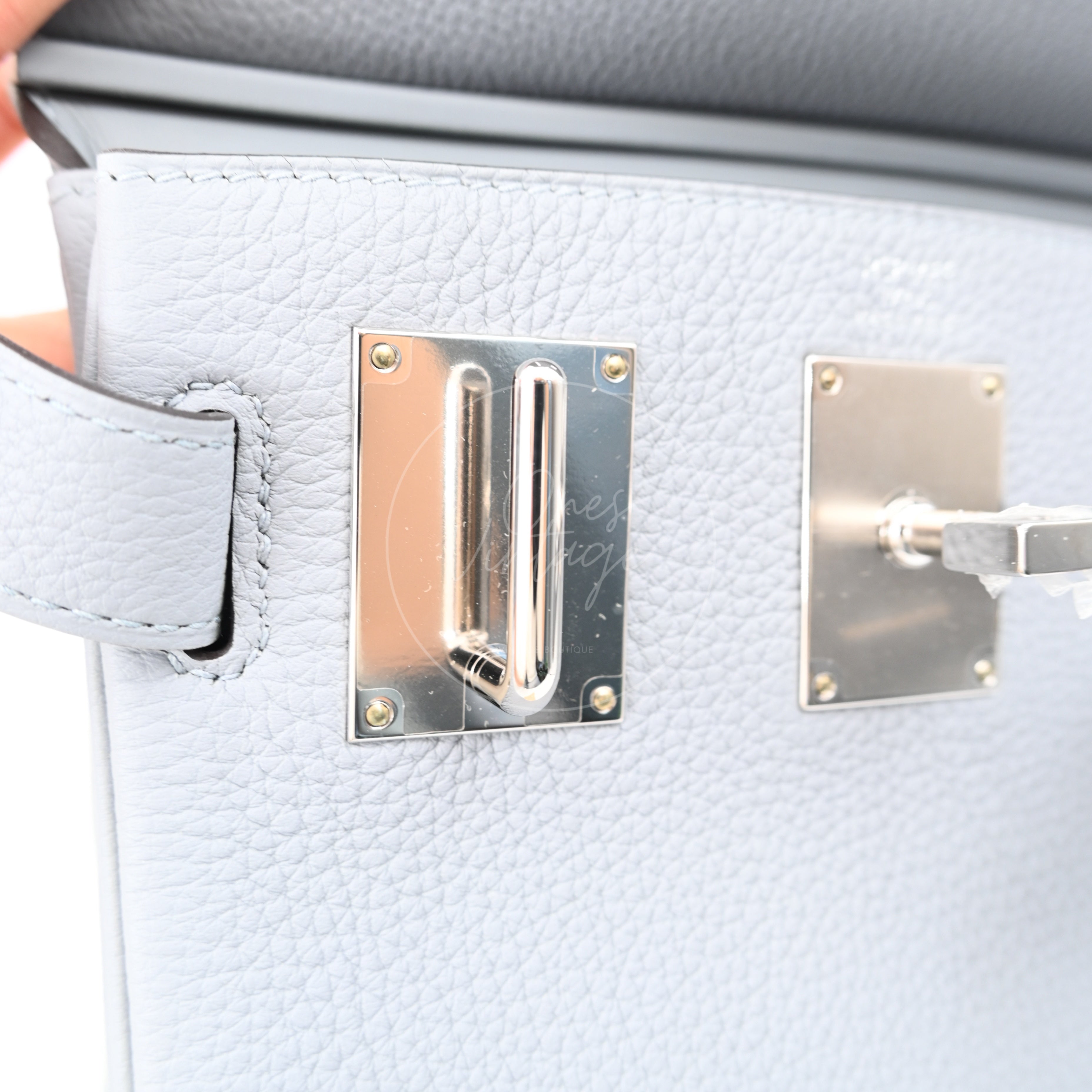 [Unused] Hermes Hac a Dos PM Gris Pantin Togo PHW Stamp K Backpack