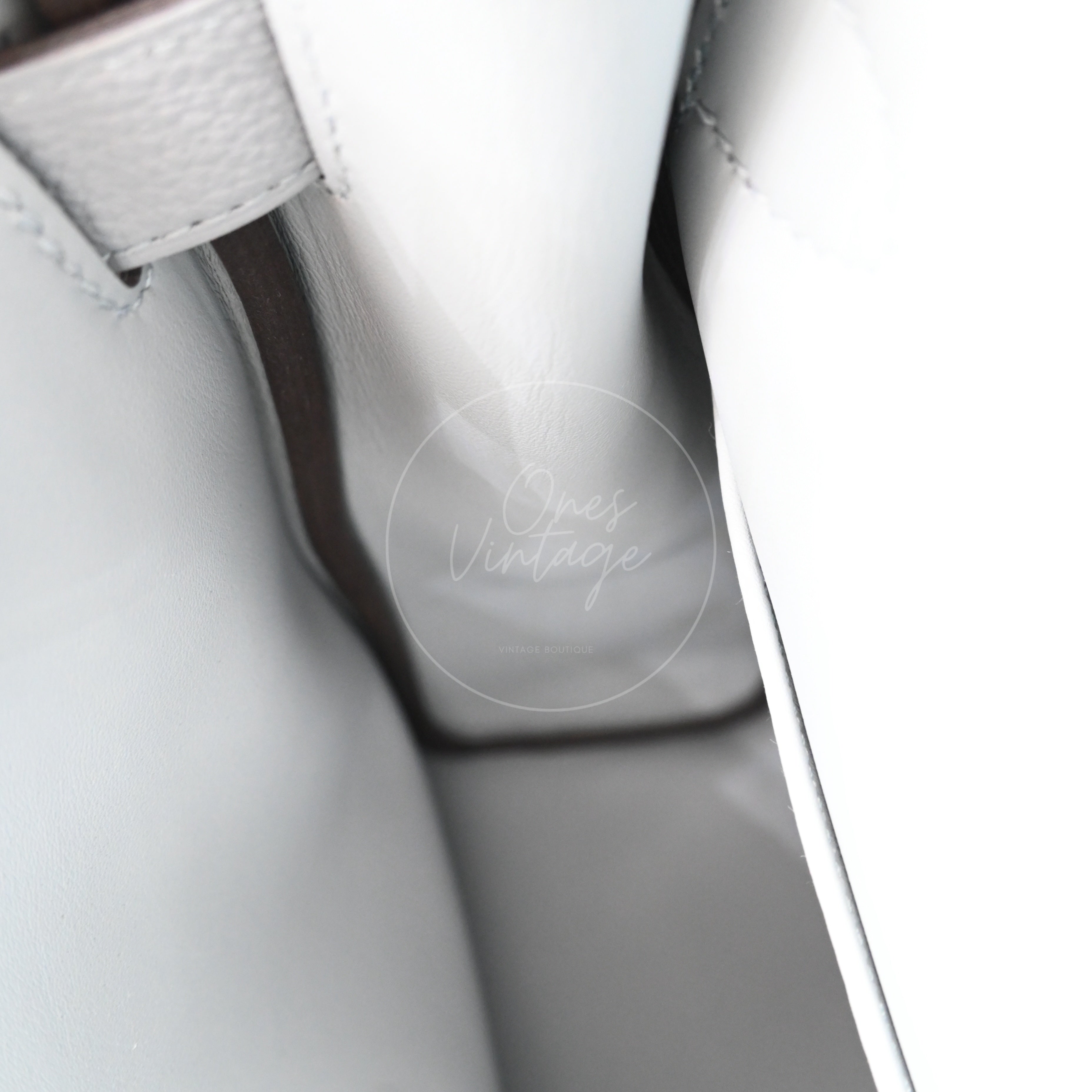 [Unused] Hermes Hac a Dos PM Gris Pantin Togo PHW Stamp K Backpack