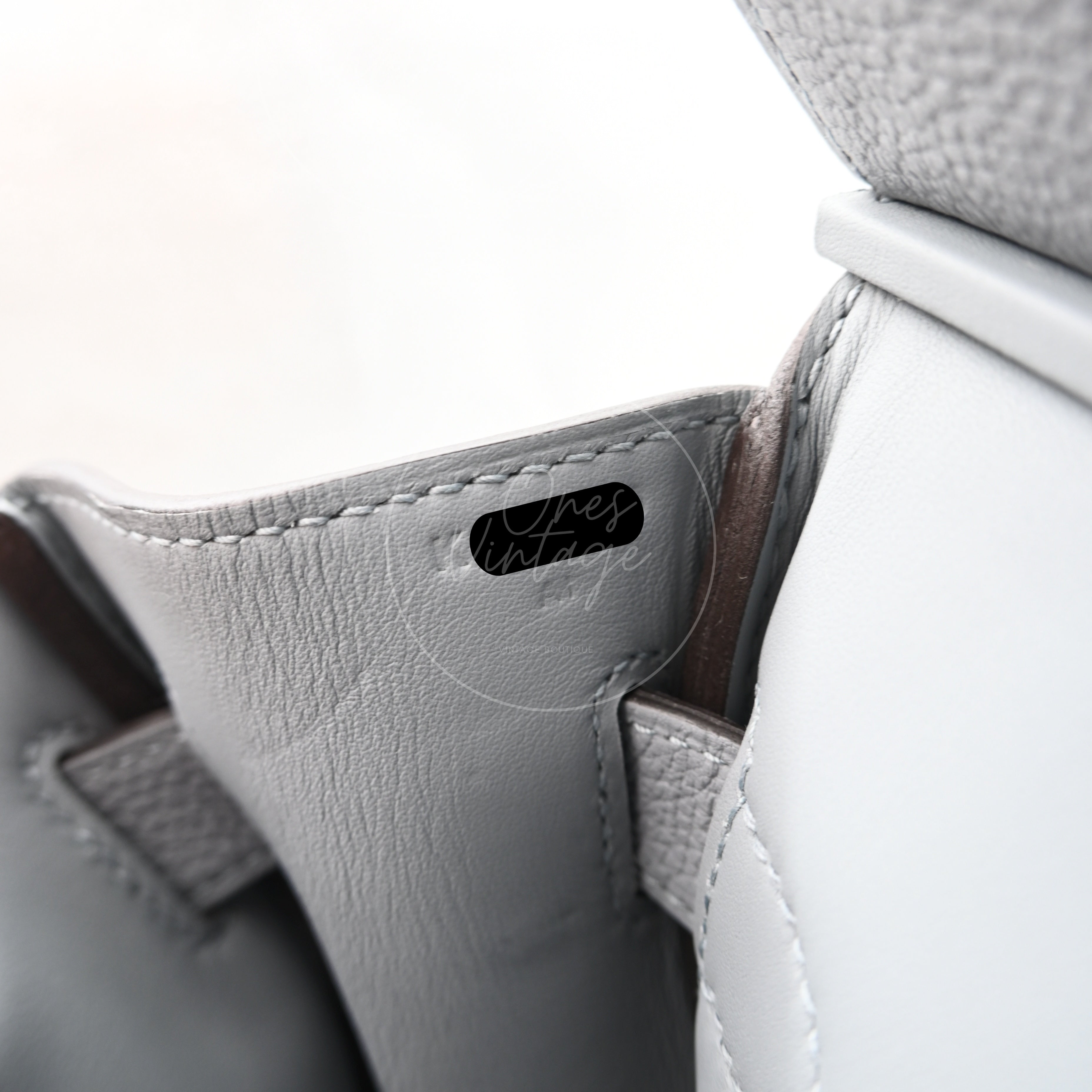 [Unused] Hermes Hac a Dos PM Gris Pantin Togo PHW Stamp K Backpack