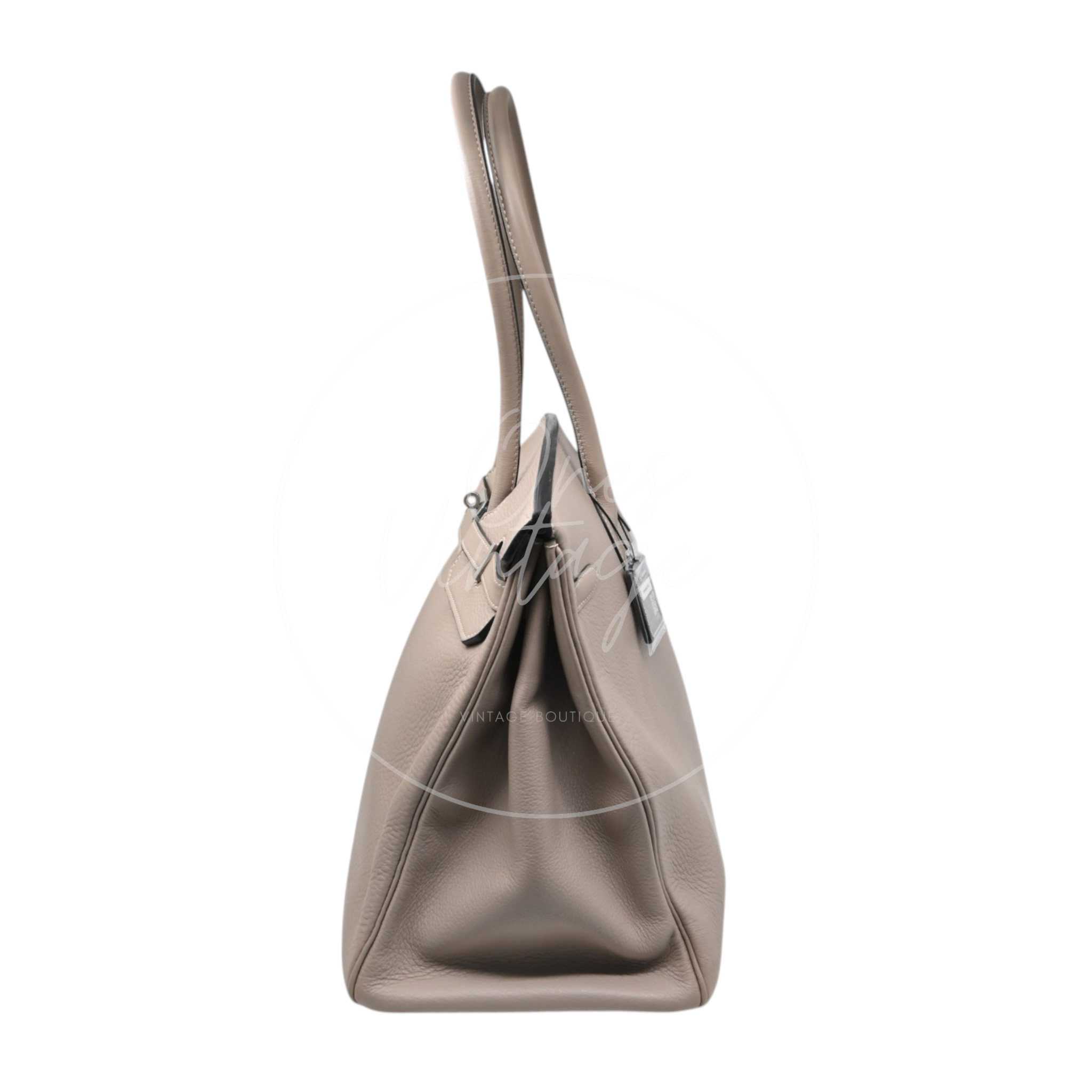 Hermes Birkin 45 Long PHW Gris T Square D