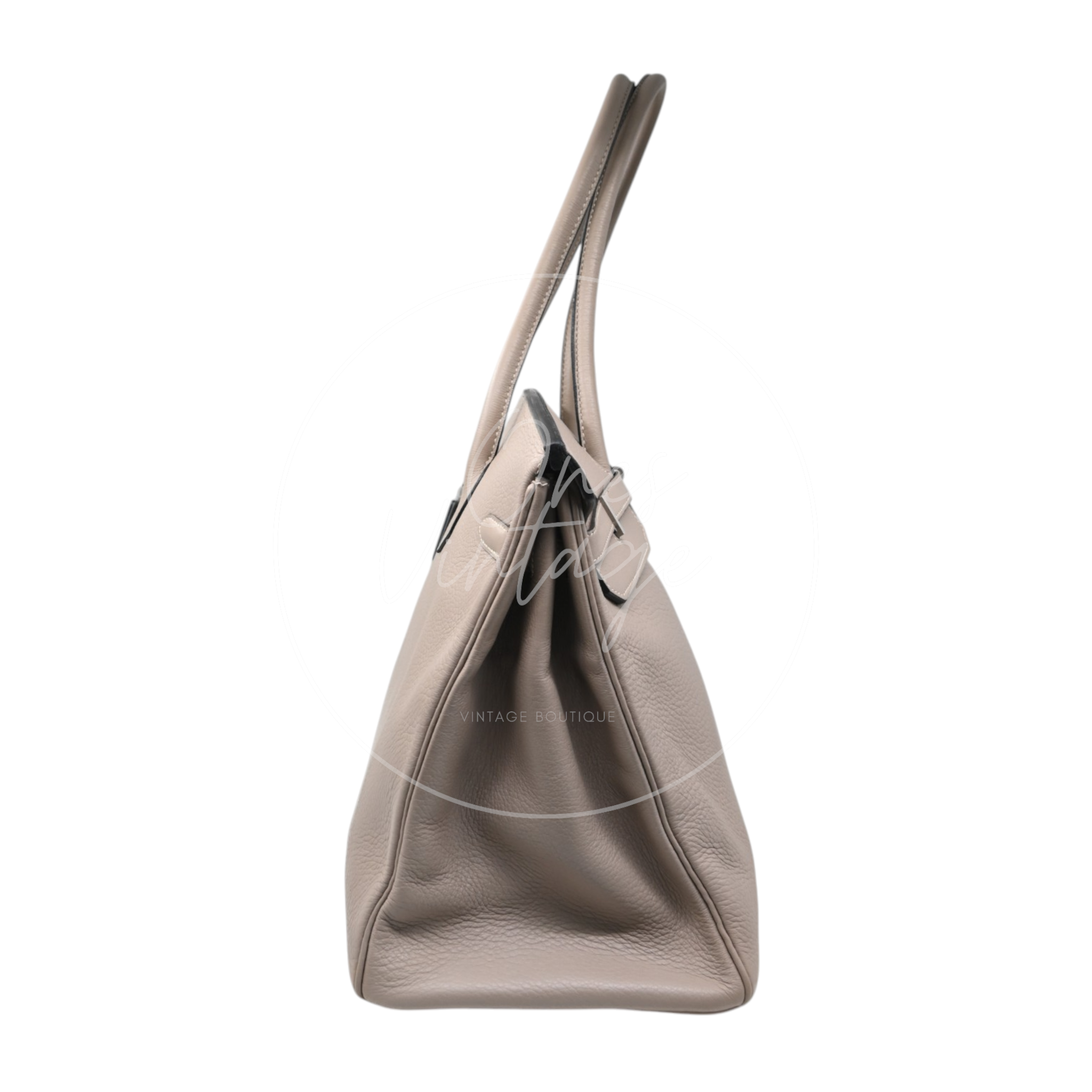 Hermes Birkin 45 Long PHW Gris T Square D