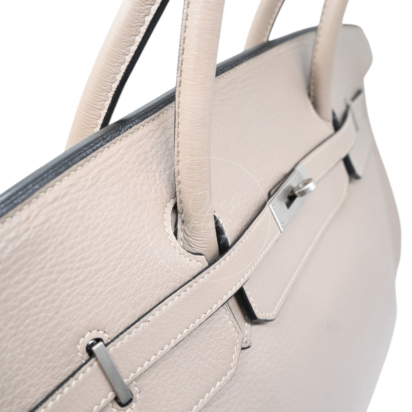 Hermes Birkin 45 Long PHW Gris T Square D