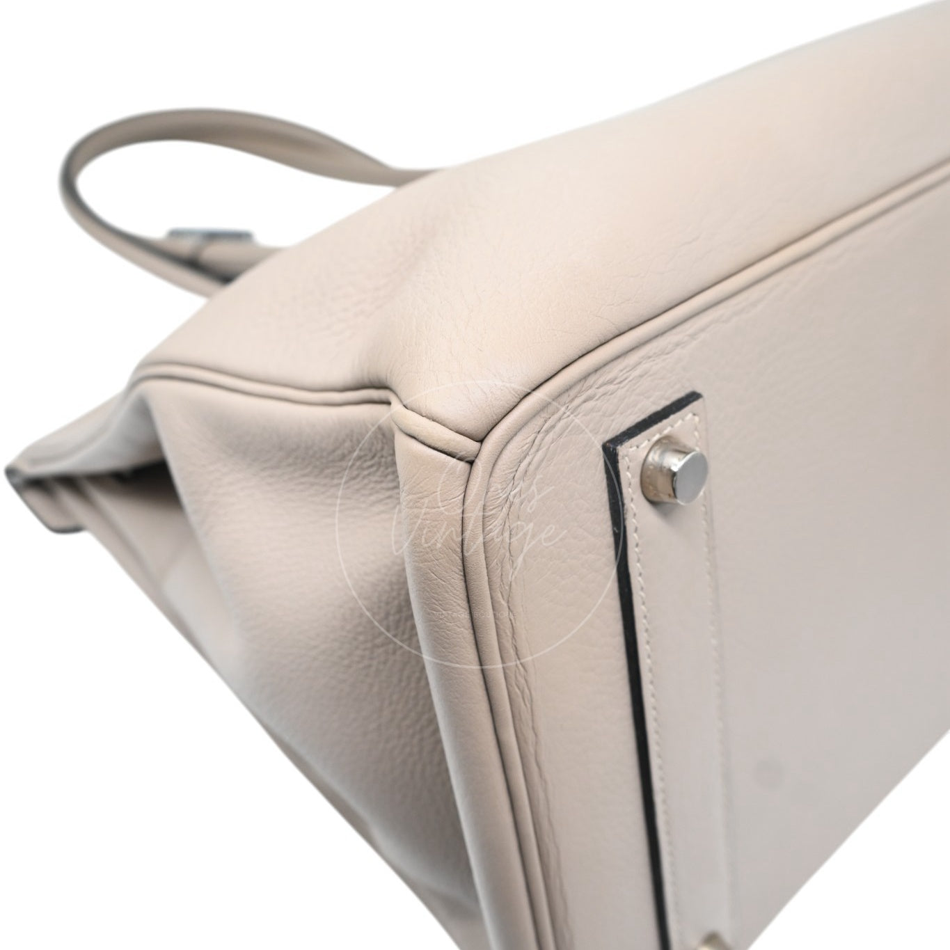 Hermes Birkin 45 Long PHW Gris T Square D