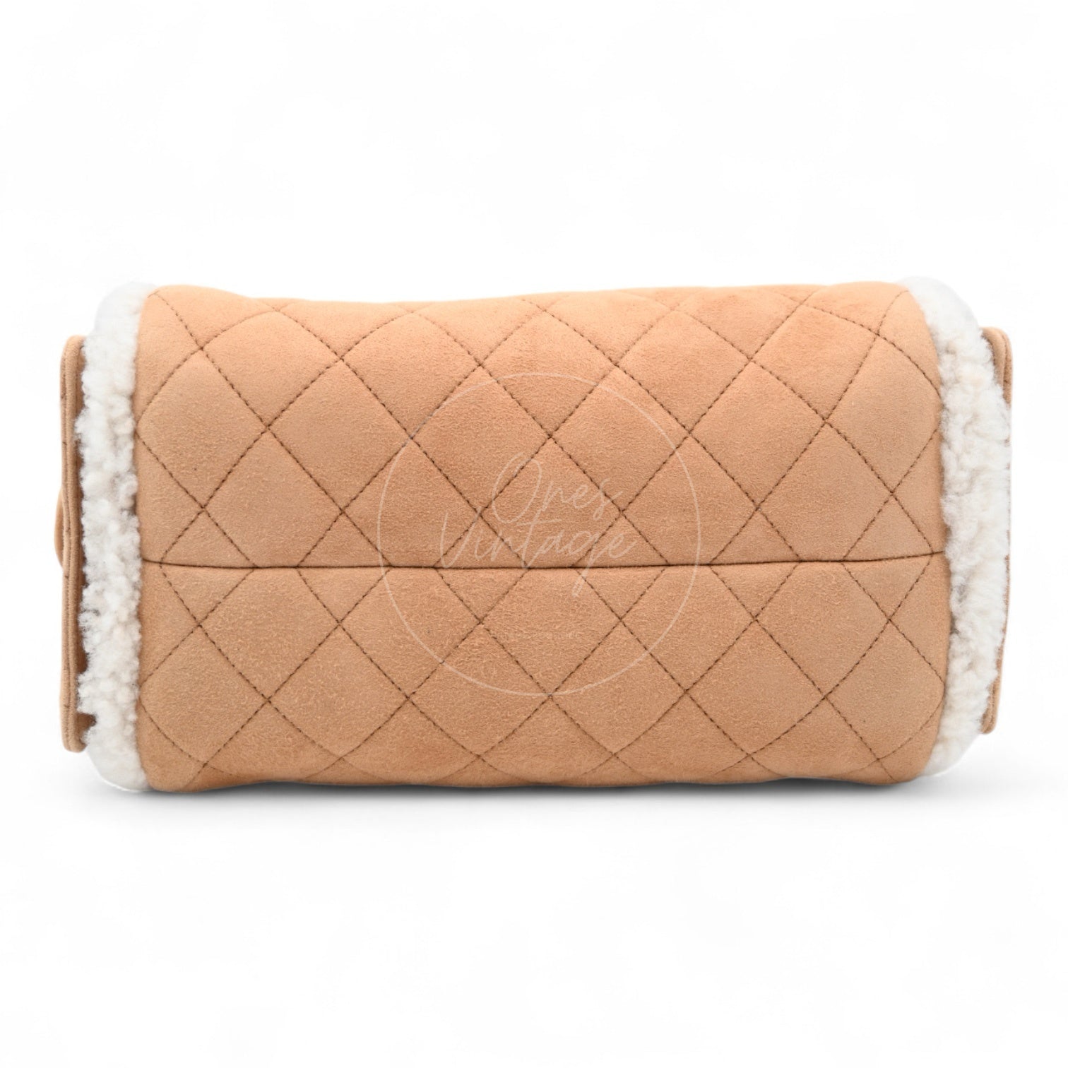 [Unused] Chanel 25 Bag Small Teddy In Brown