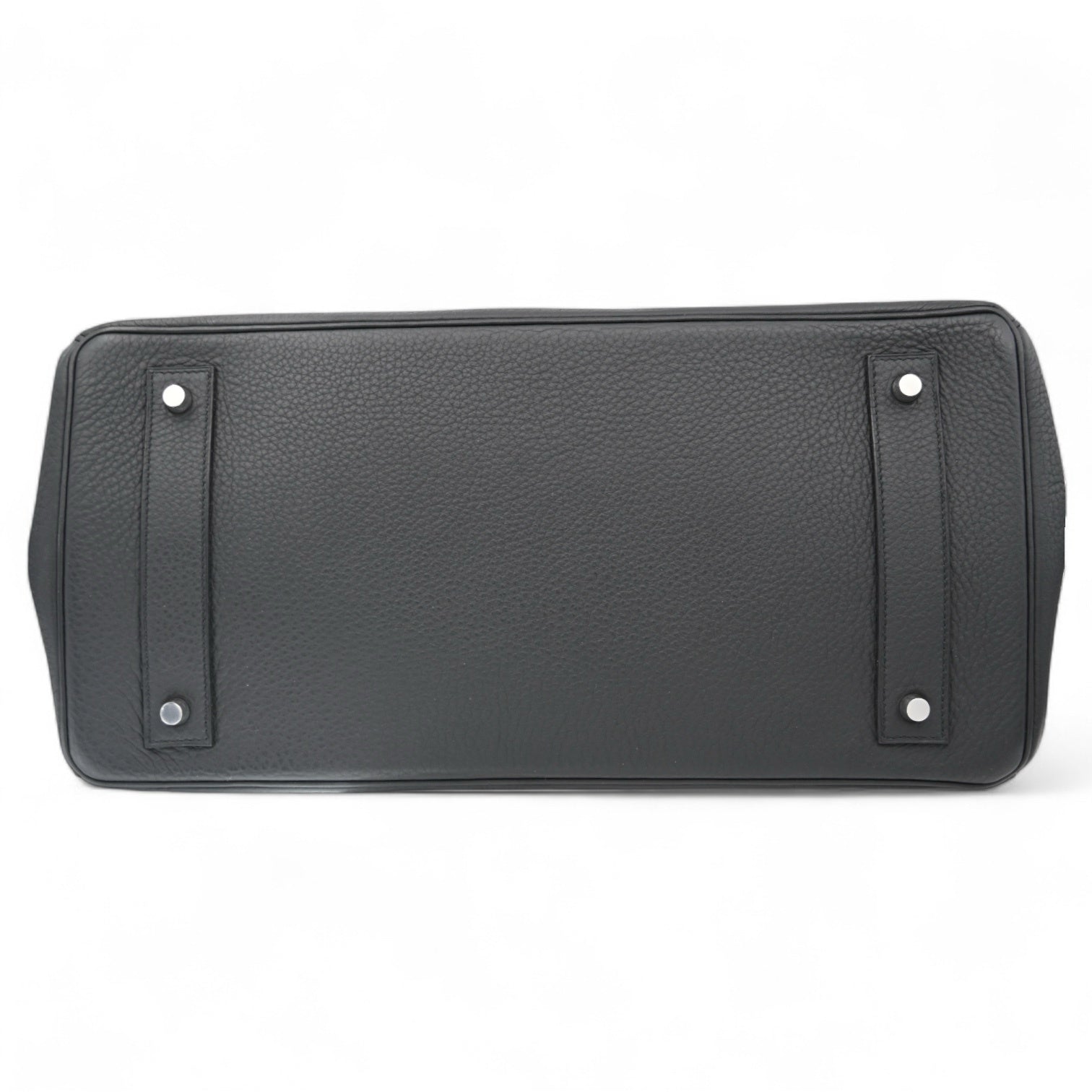 [Pre-Owned] Hermes Shoulder Birkin Noir PHW Stamp Square L