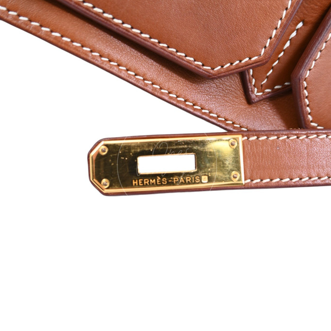 Hermes Birkin 35 Fabrics x Barenia GHW Beige Brown Square H