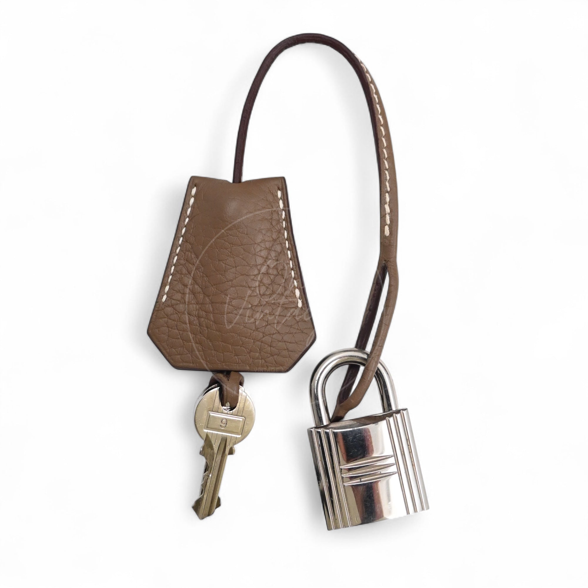 [Pre-owned] Hermes Shoulder Birkin Etoupe Togo PHW Stamp Square I