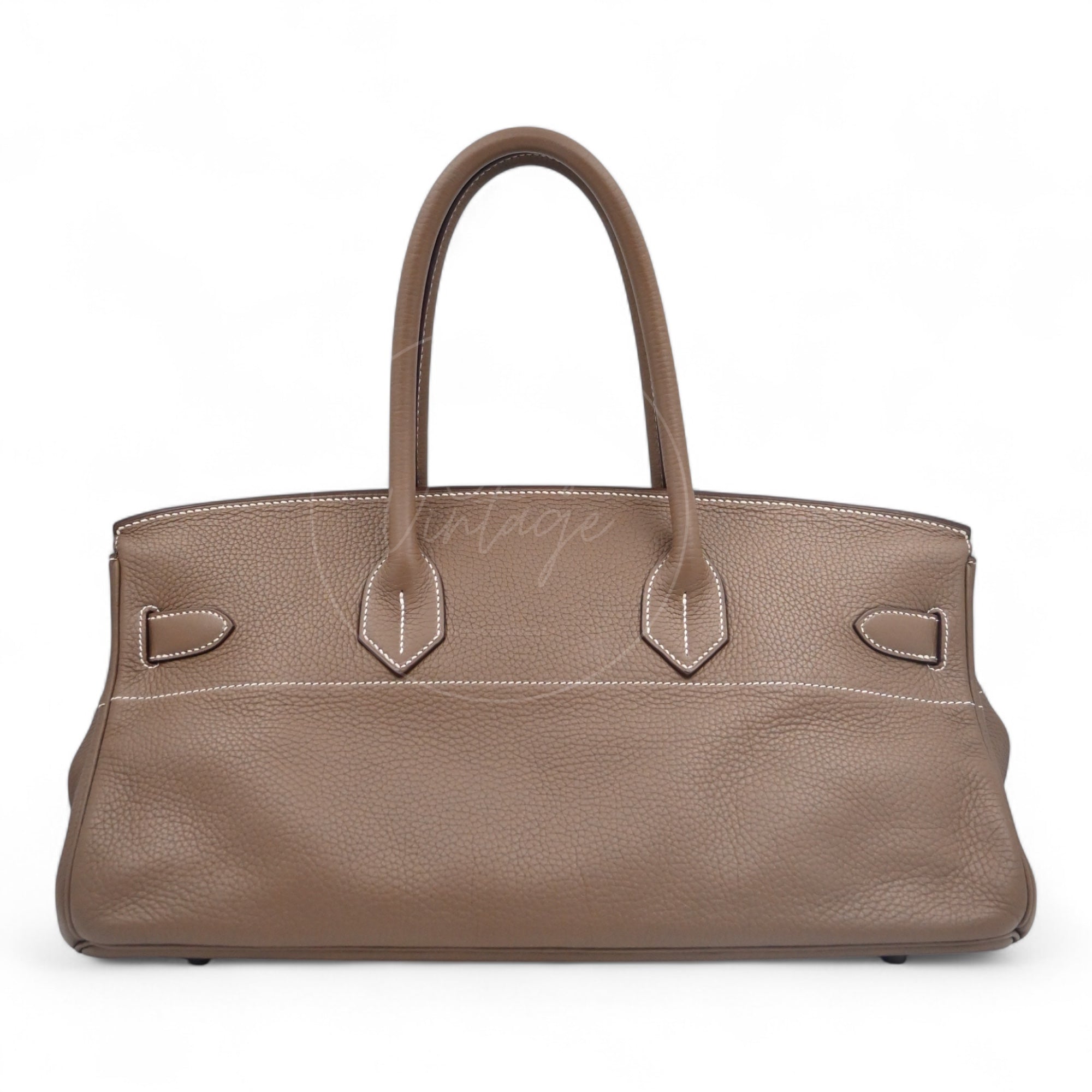 [Pre-owned] Hermes Shoulder Birkin Etoupe Togo PHW Stamp Square I