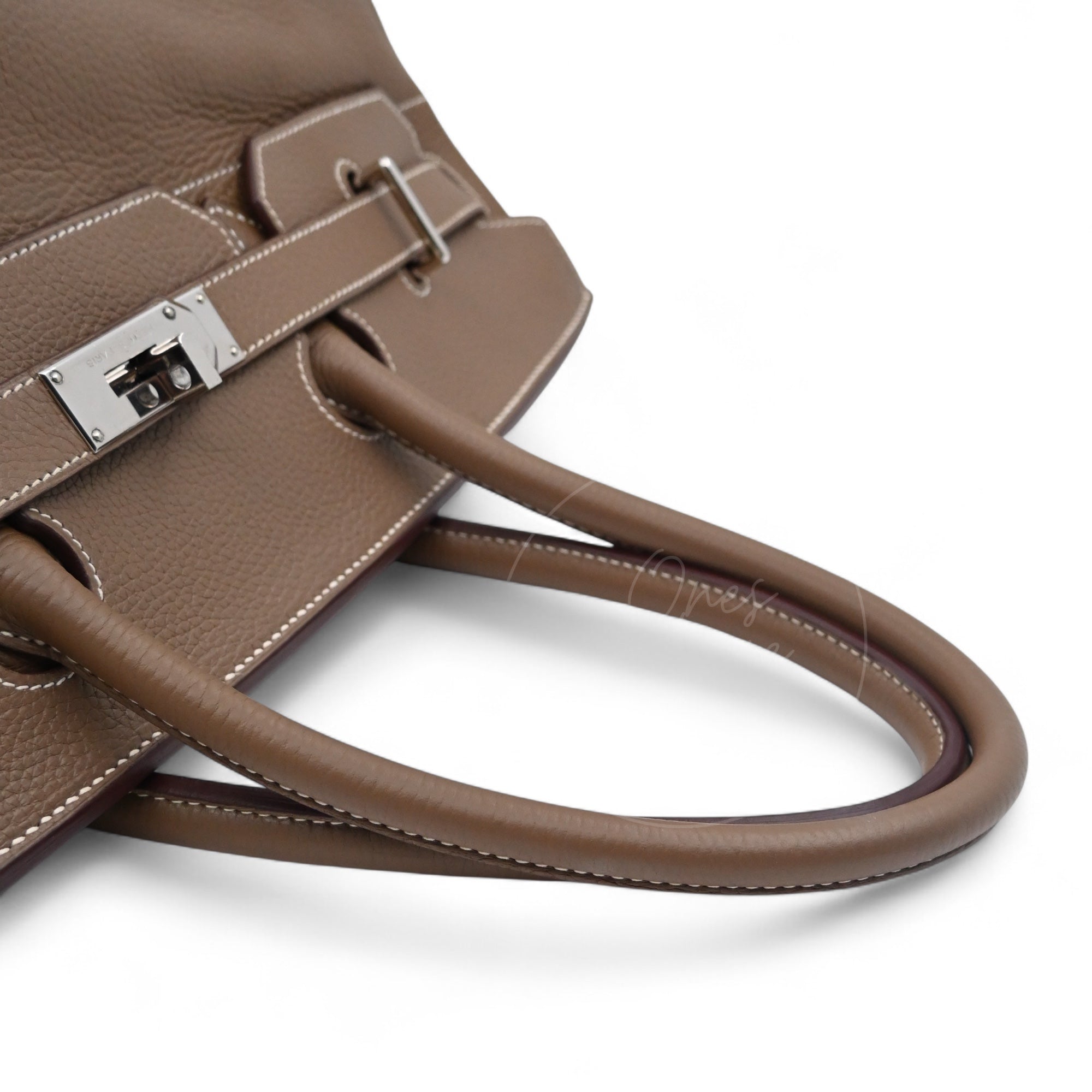 [Pre-owned] Hermes Shoulder Birkin Etoupe Togo PHW Stamp Square I
