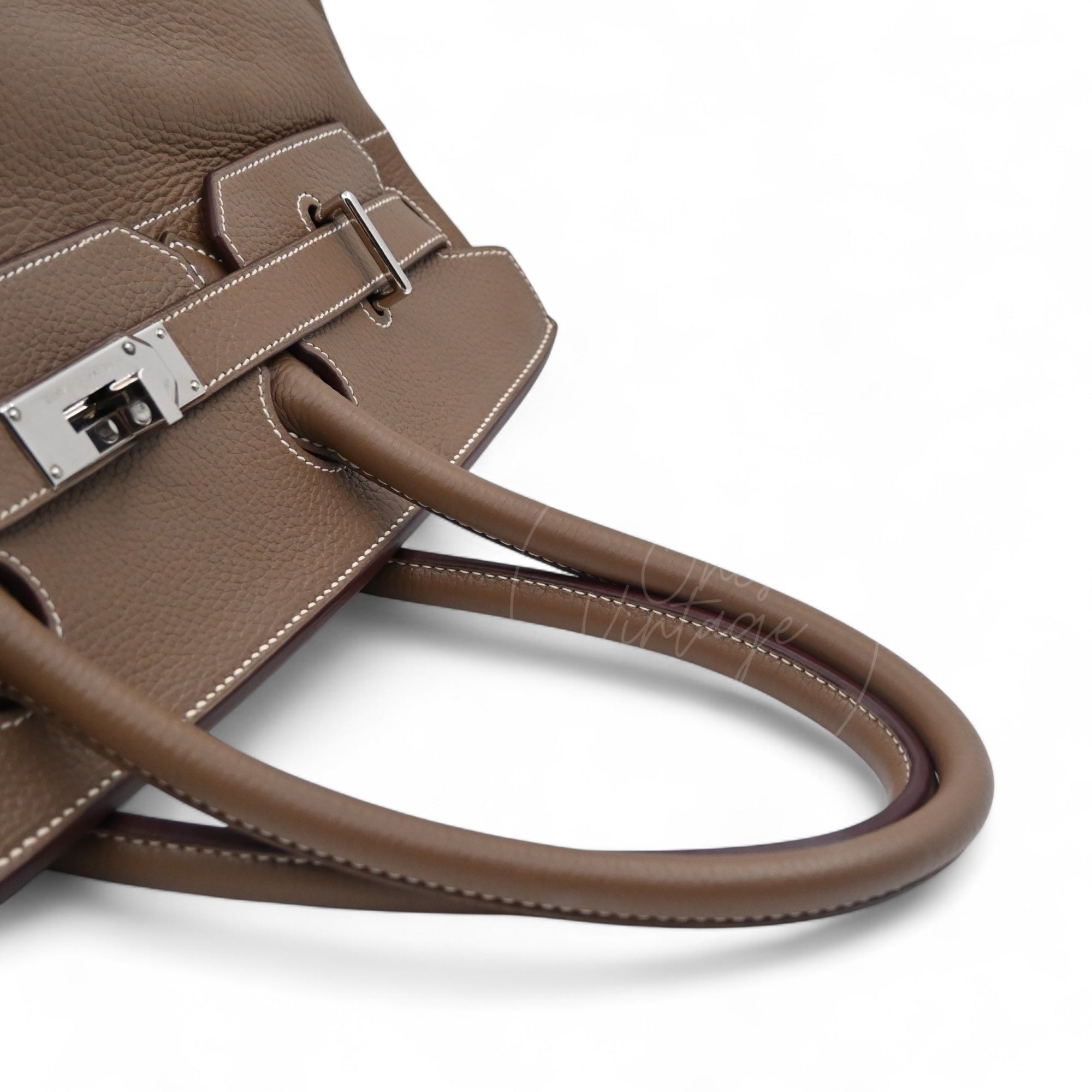 [Pre-owned] Hermes Shoulder Birkin Etoupe Togo PHW Stamp Square I