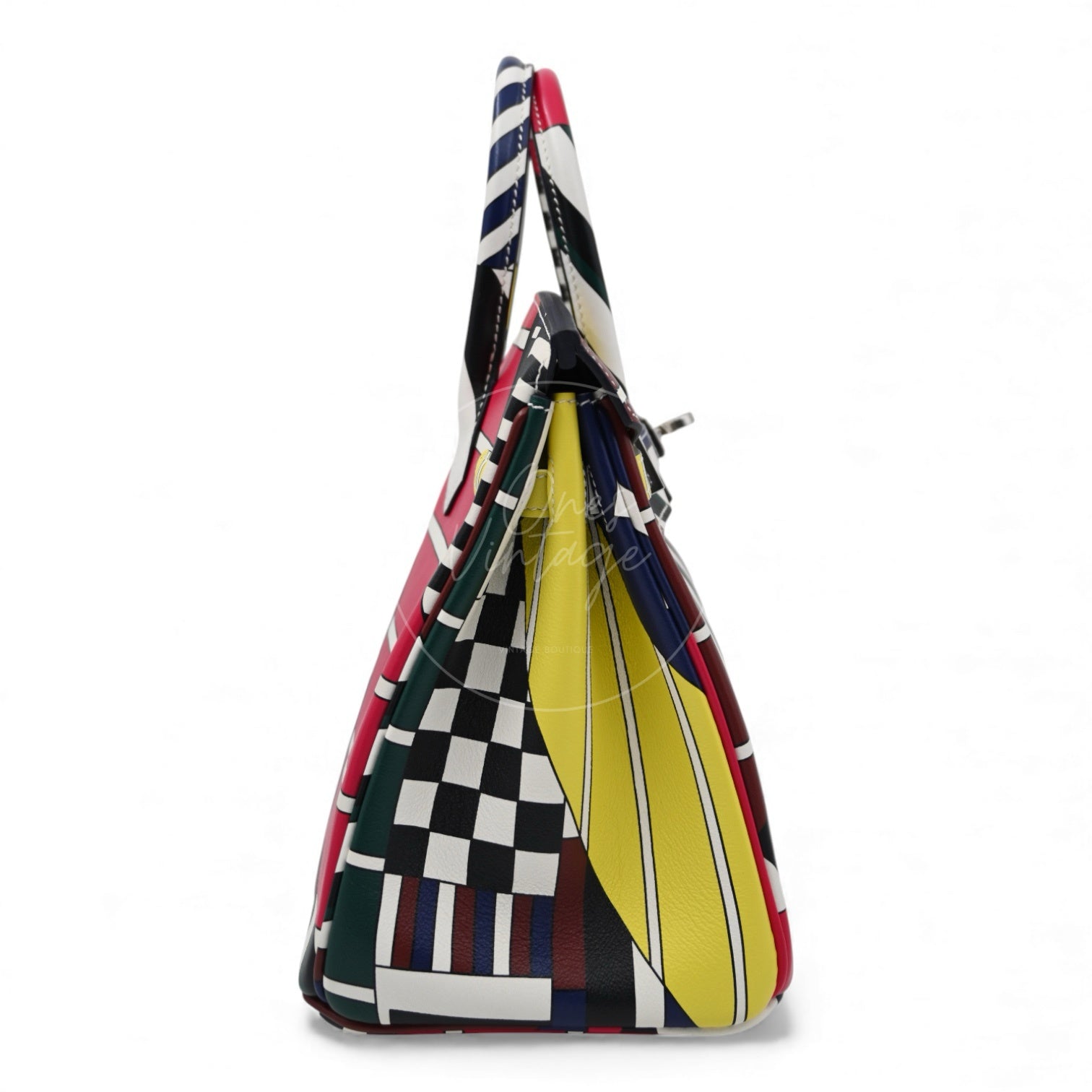 [Pre-owned] Hermes Birkin 25 Swift 'One Two Three and Away We Go' by Nigel Peake Stamp C