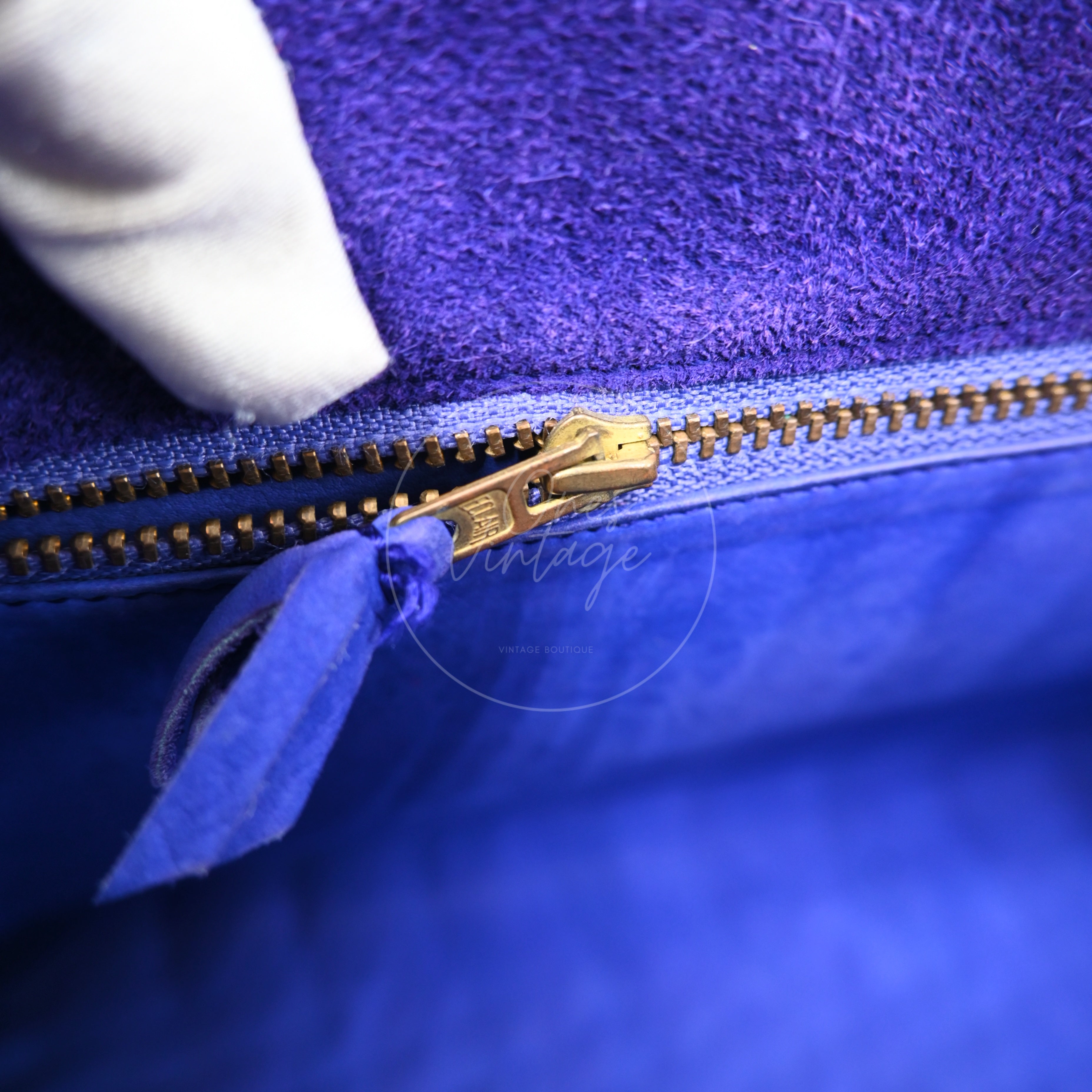 Hermès Kelly 28 Sellier in violet and pink Doblis suede with gold-tone hardware, zipper pull and suede zip pocket