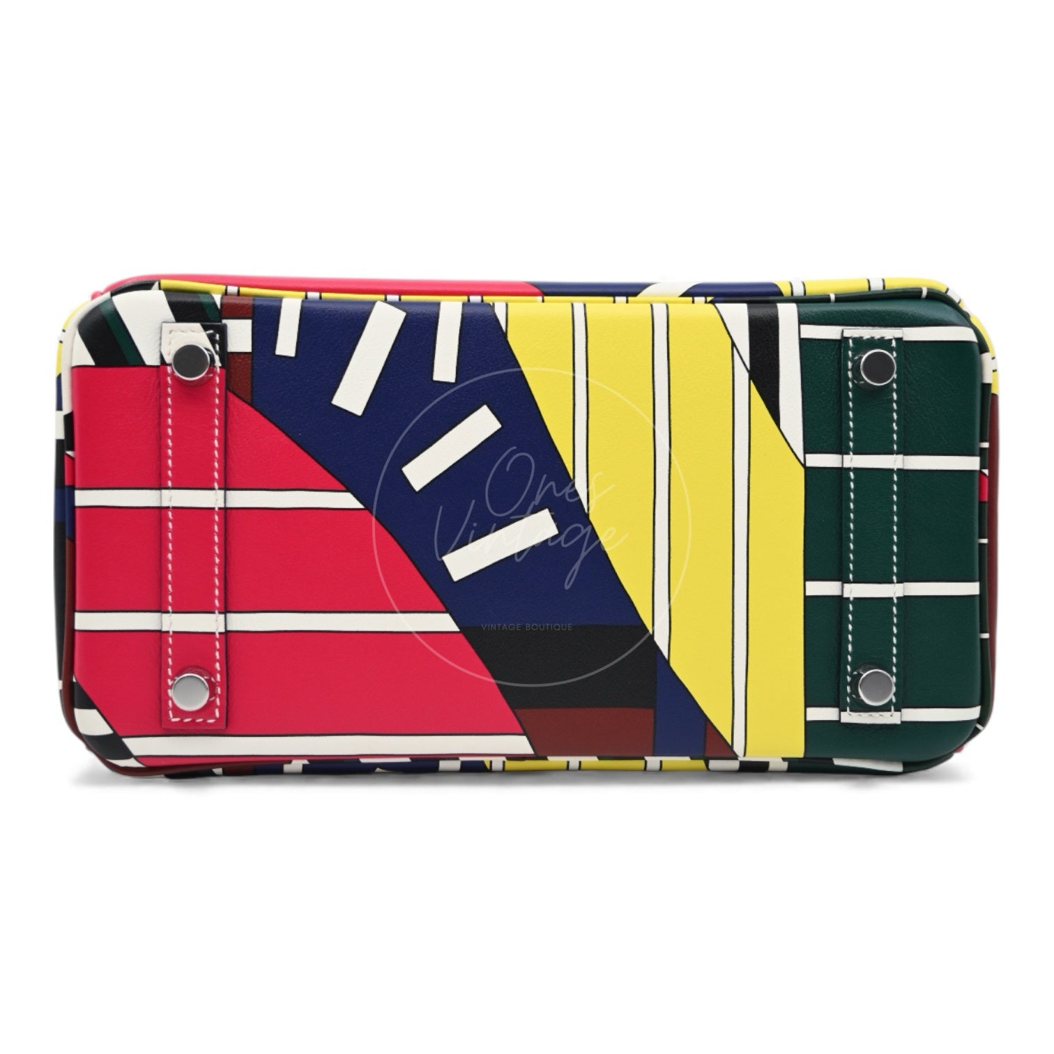 [Pre-owned] Hermes Birkin 25 Swift 'One Two Three and Away We Go' by Nigel Peake Stamp C