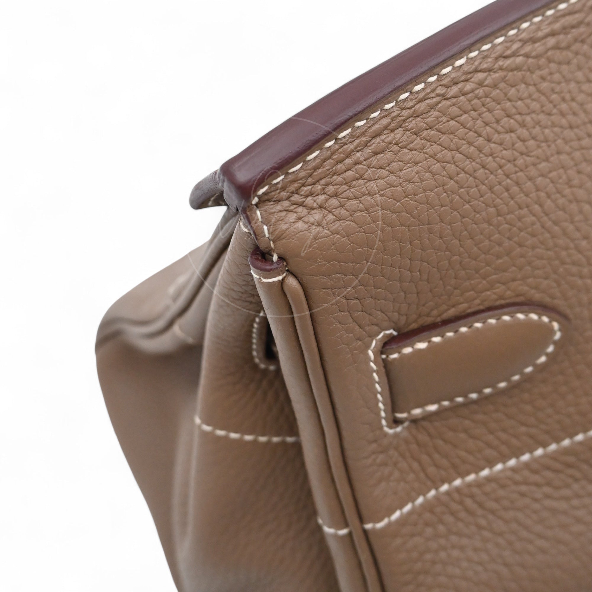 [Pre-owned] Hermes Shoulder Birkin Etoupe Togo PHW Stamp Square I