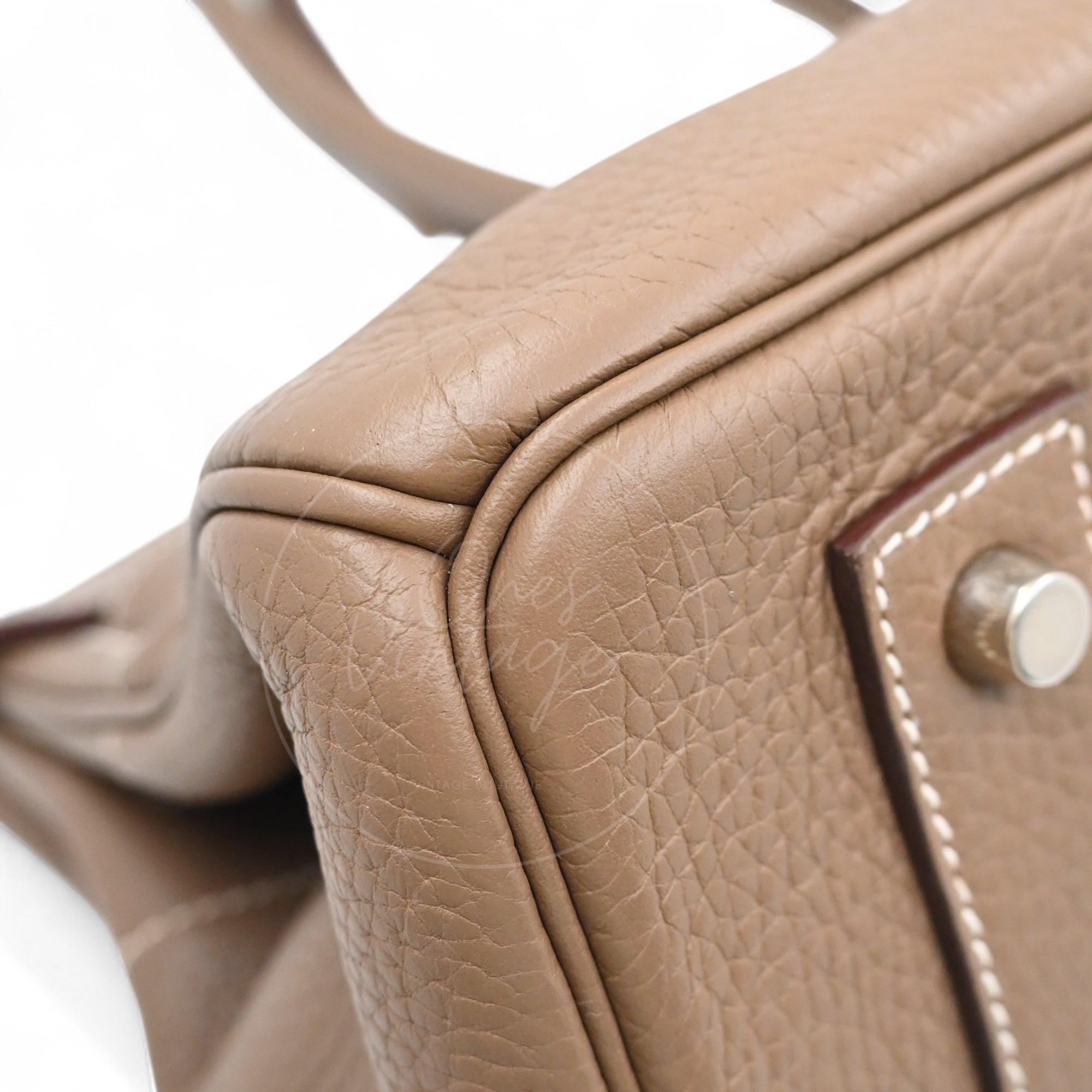 [Pre-owned] Hermes Shoulder Birkin Etoupe Togo PHW Stamp Square I