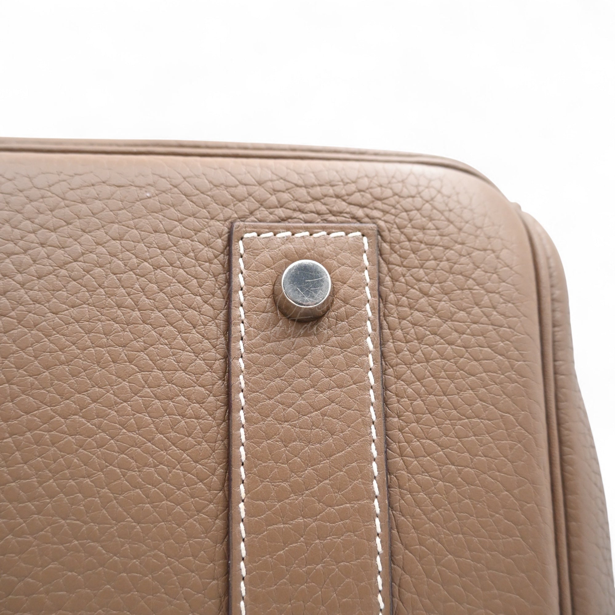 [Pre-owned] Hermes Shoulder Birkin Etoupe Togo PHW Stamp Square I