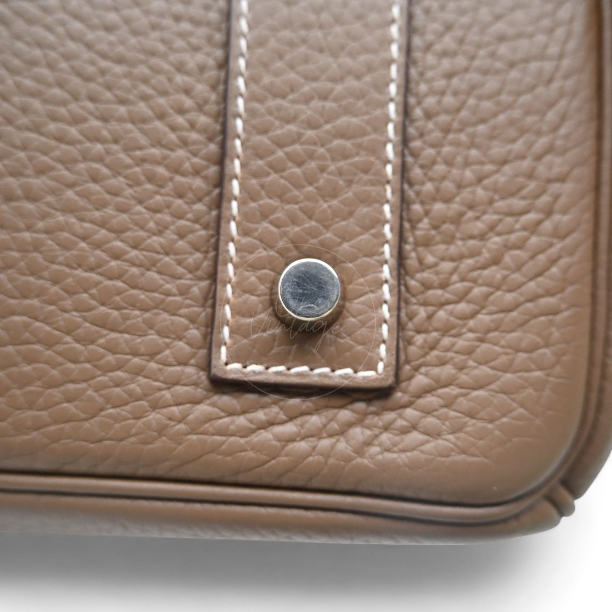 [Pre-owned] Hermes Shoulder Birkin Etoupe Togo PHW Stamp Square I