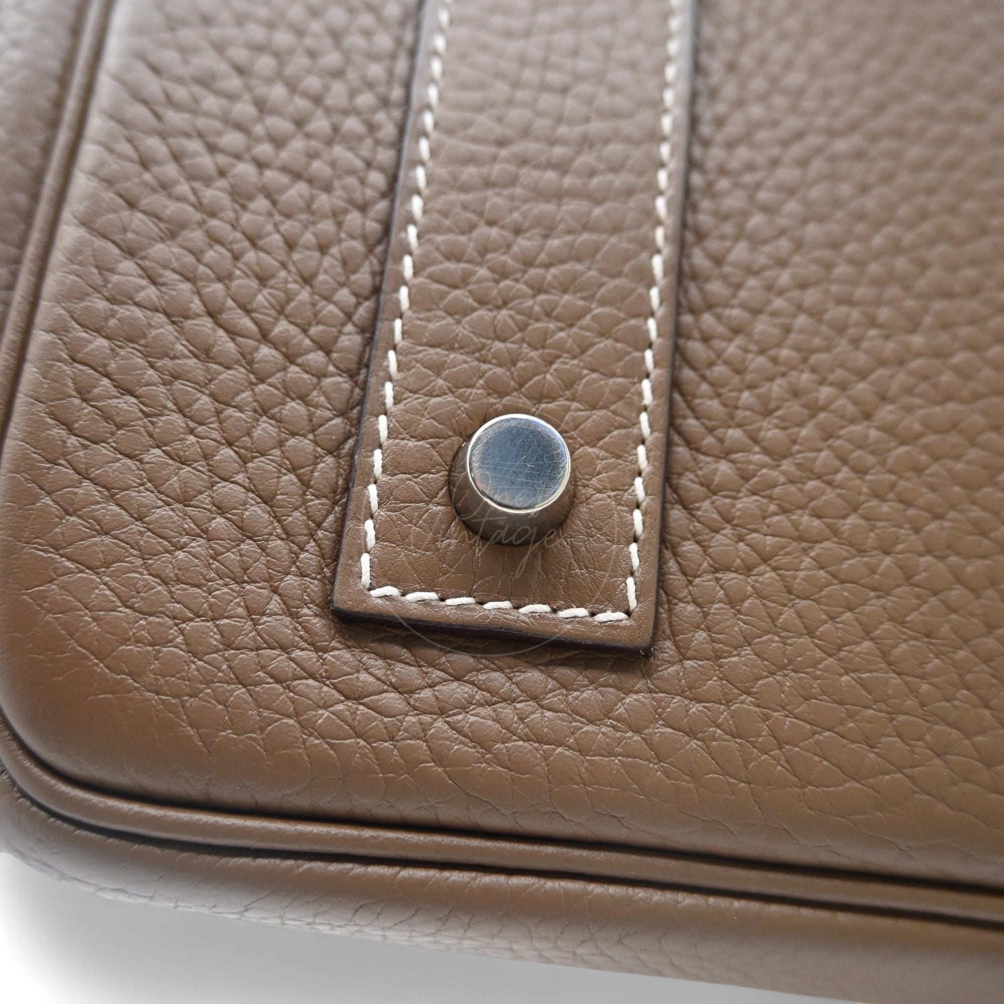 [Pre-owned] Hermes Shoulder Birkin Etoupe Togo PHW Stamp Square I