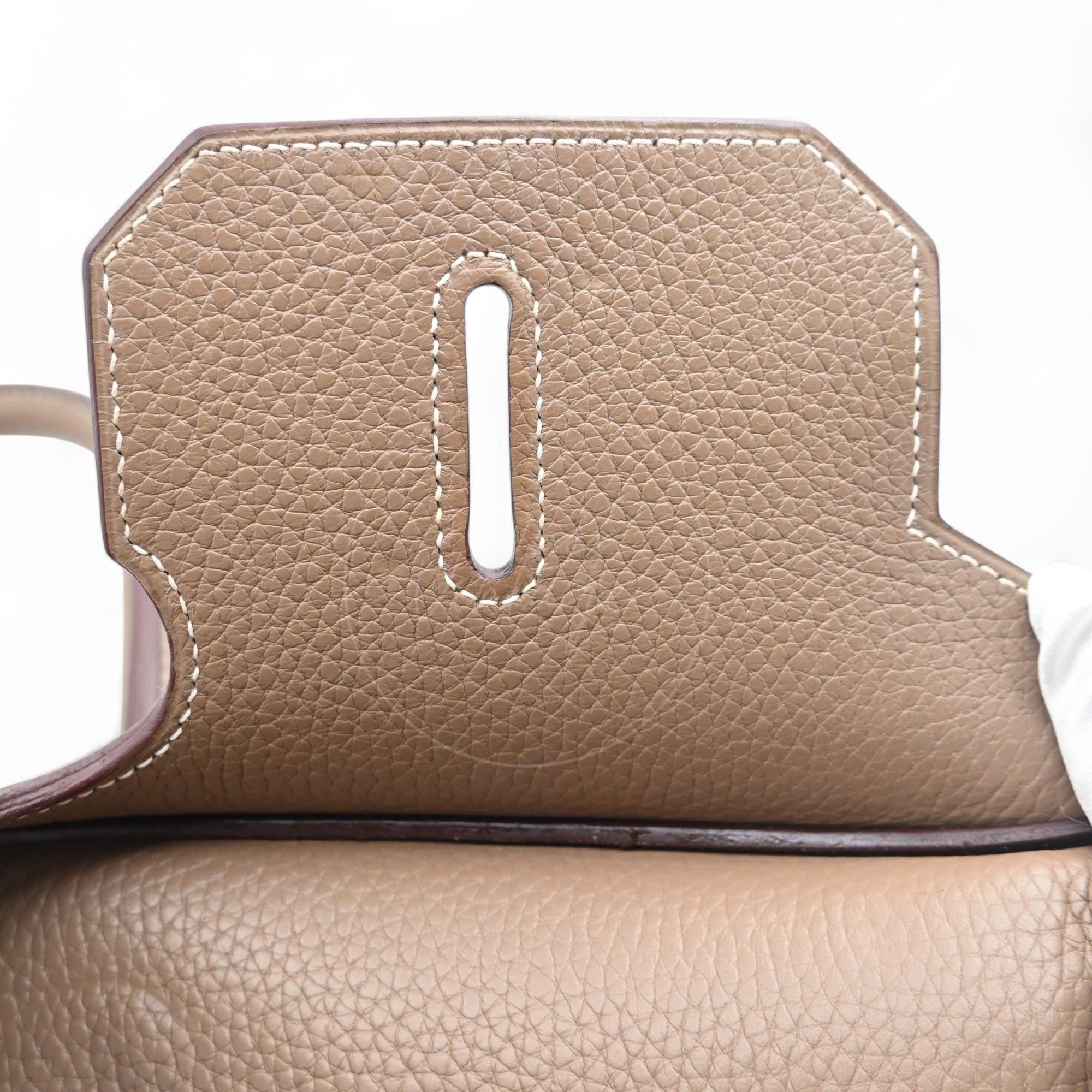 [Pre-owned] Hermes Shoulder Birkin Etoupe Togo PHW Stamp Square I