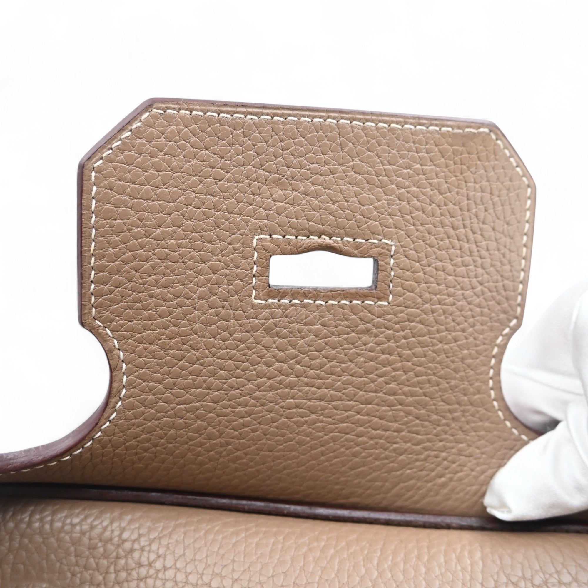 [Pre-owned] Hermes Shoulder Birkin Etoupe Togo PHW Stamp Square I