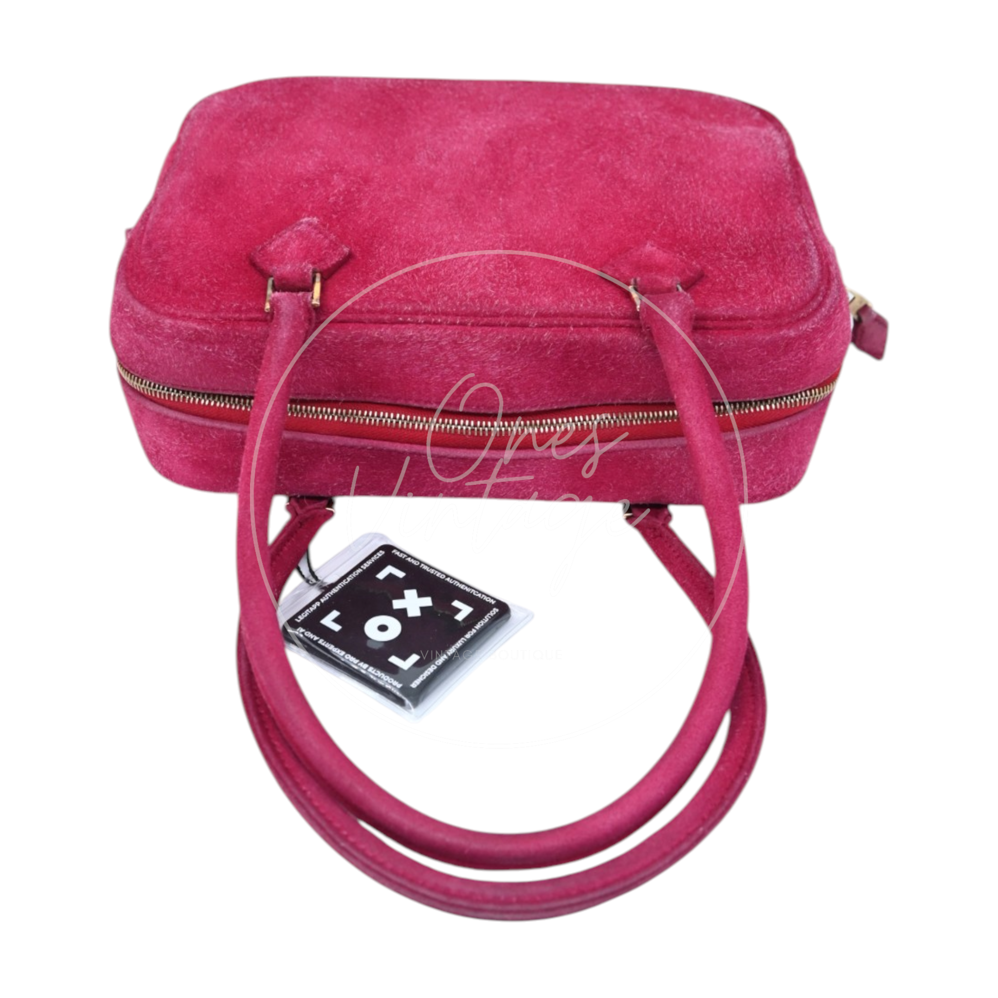 Hermes Plume Mini Suede GHW Pink Square H