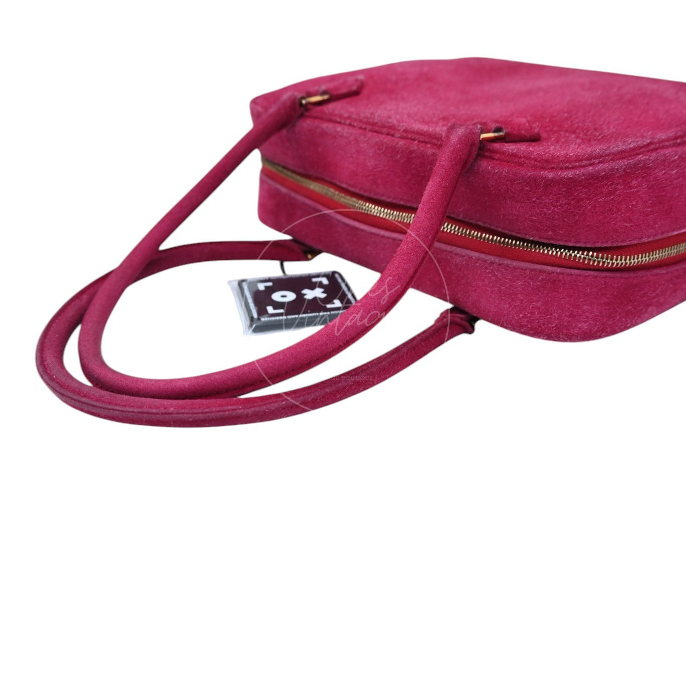 Hermes Plume Mini Suede GHW Pink Square H