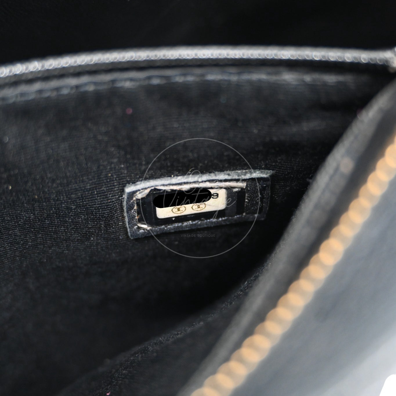 Chanel Black Caviar Vintage Medallion Tote Bag GHW Black Series 6