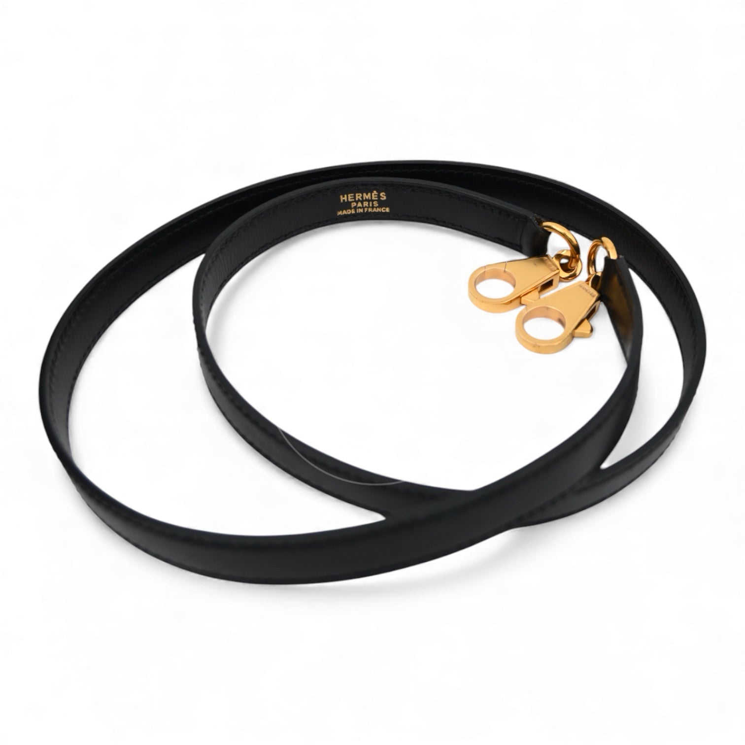 [Pre-Owned] Hermes Kelly 28 GHW Stamp Circle Z Box Caft Black Handbag