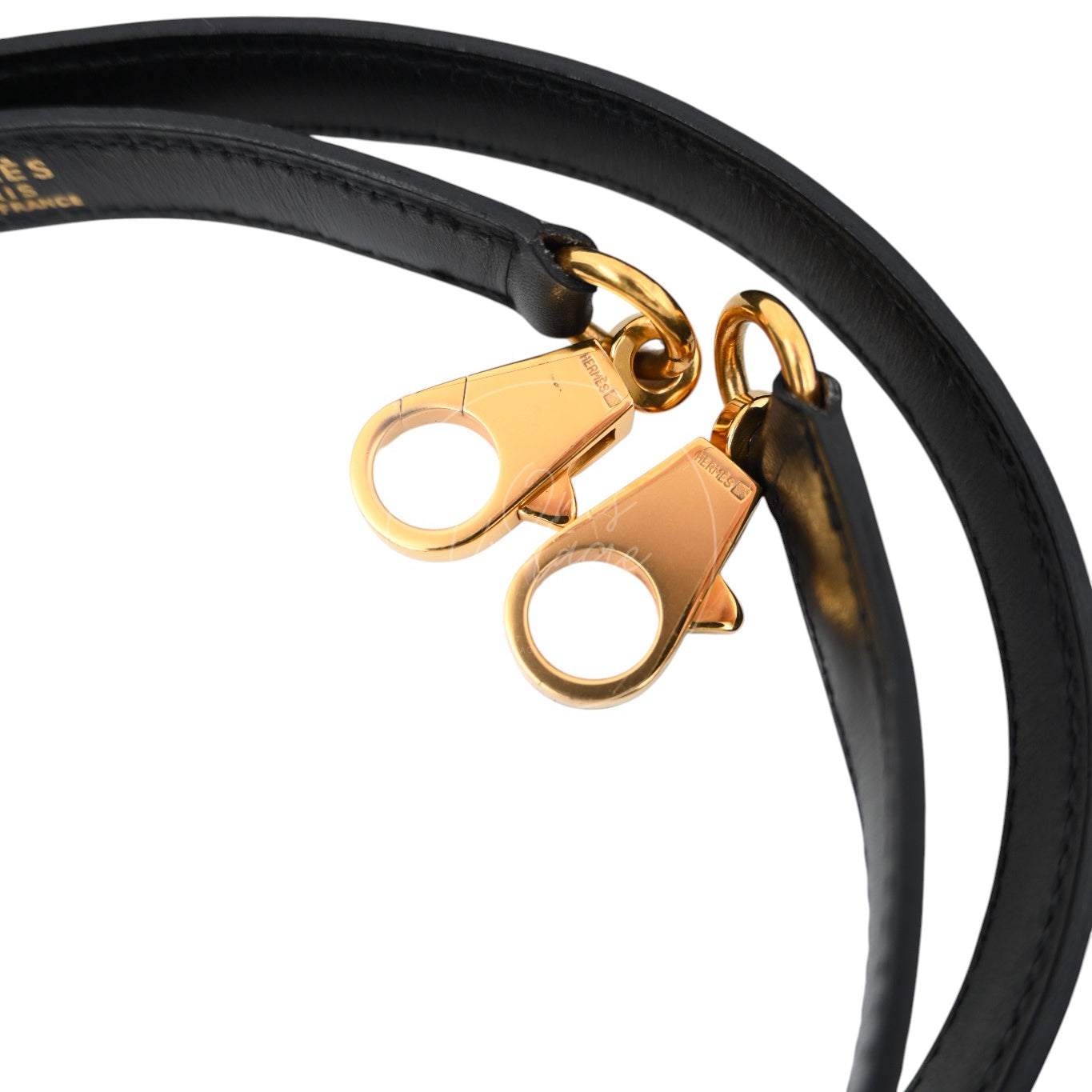 [Pre-Owned] Hermes Kelly 28 GHW Stamp Circle Z Box Caft Black Handbag