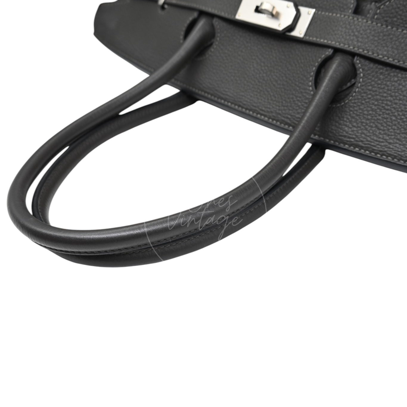 Hermes Shoulder Birkin PHW Gris Graphite Square M