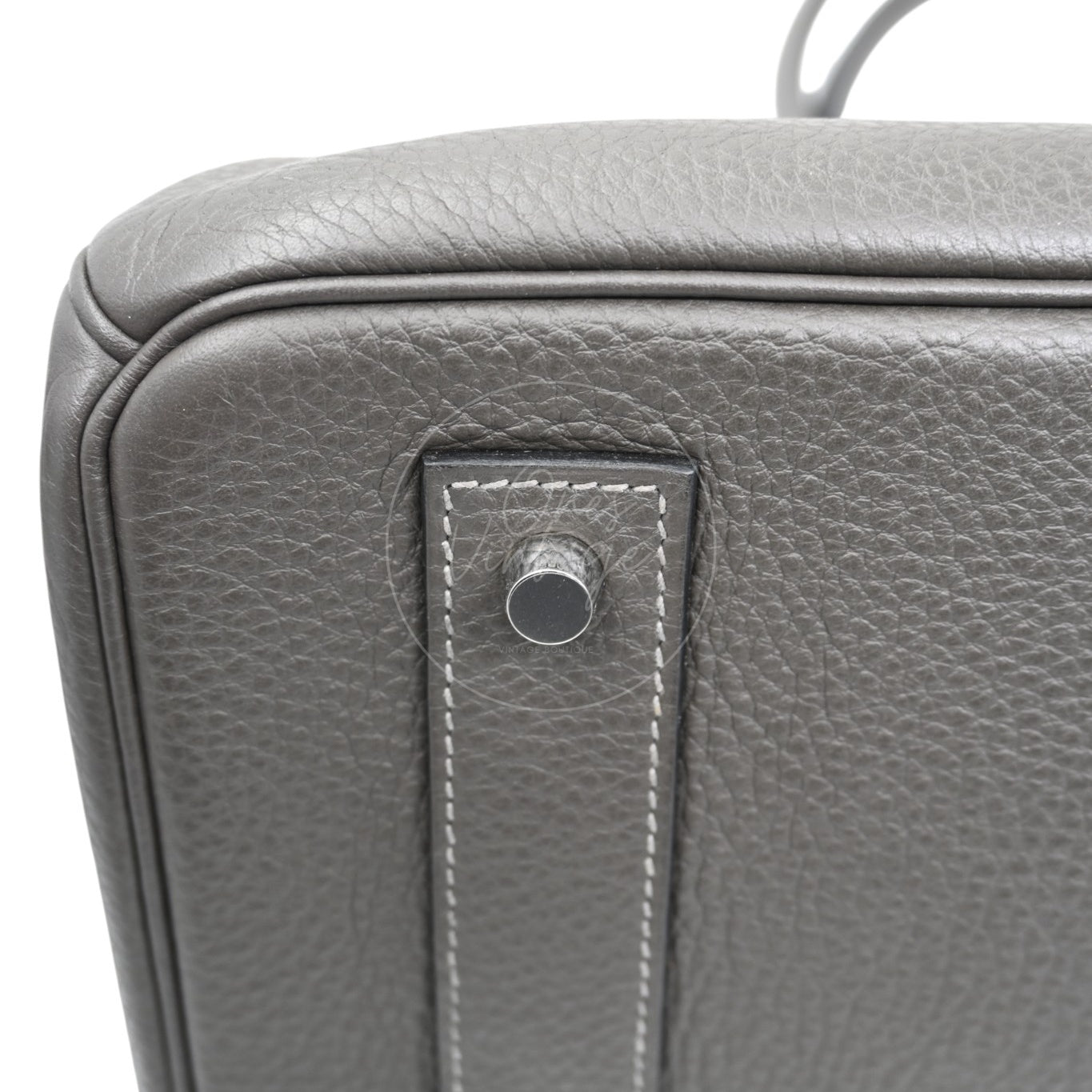 Hermes Shoulder Birkin PHW Gris Graphite Square M