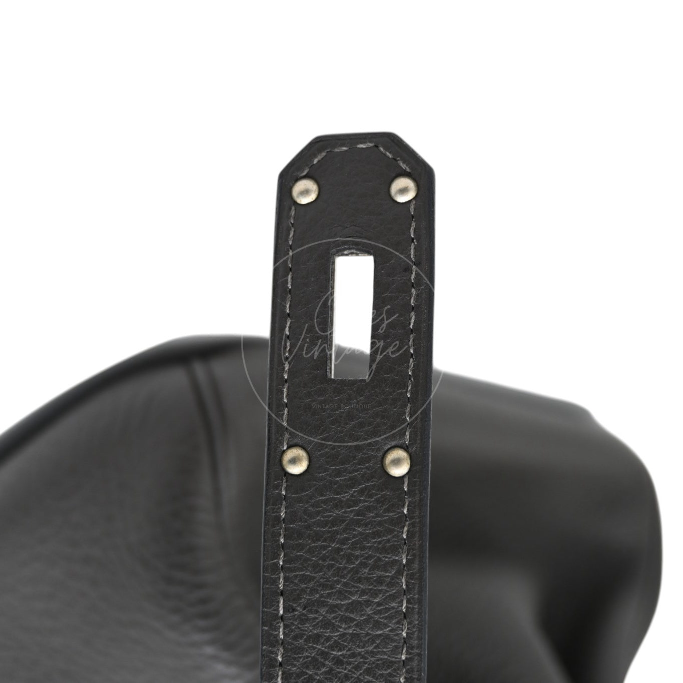 Hermes Shoulder Birkin PHW Gris Graphite Square M