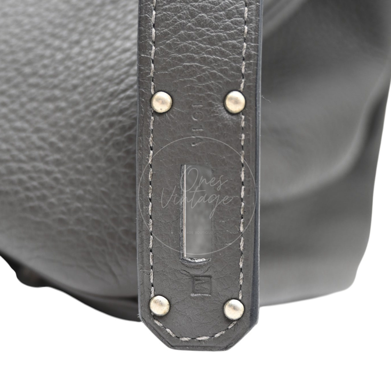 Hermes Shoulder Birkin PHW Gris Graphite Square M