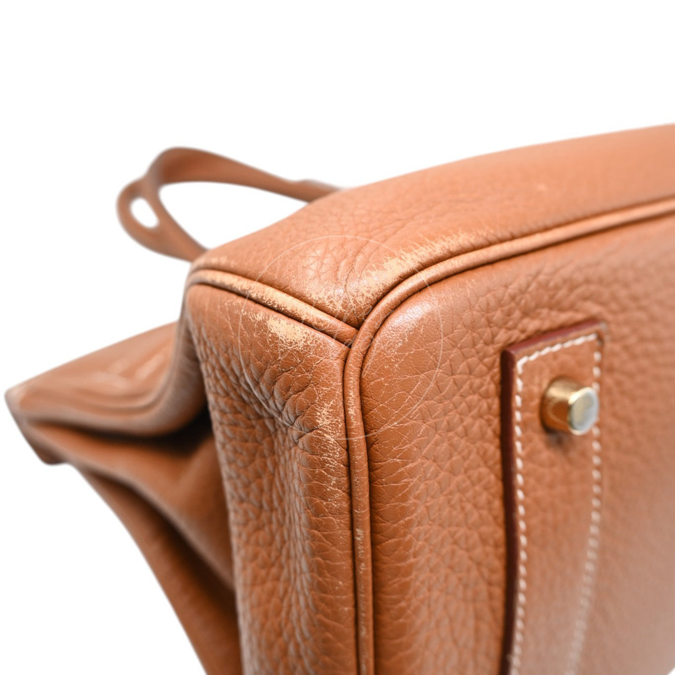 Hermes Birkin Shoulder 42 Clemence GHW Gold Square M