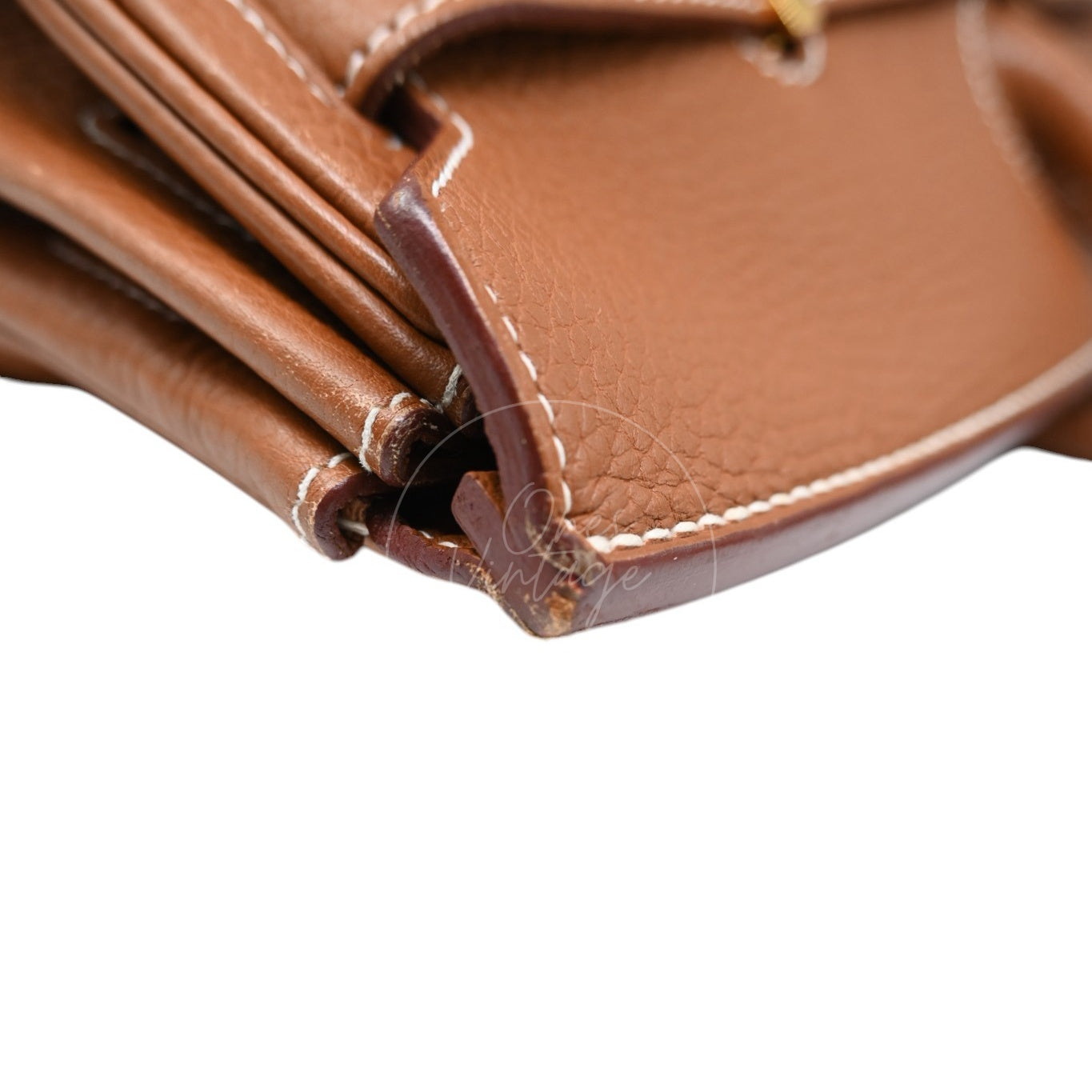 Hermes Birkin Shoulder 42 Clemence GHW Gold Square M