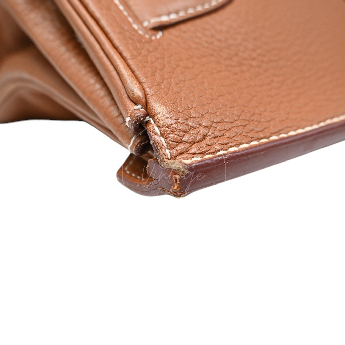 Hermes Birkin Shoulder 42 Clemence GHW Gold Square M