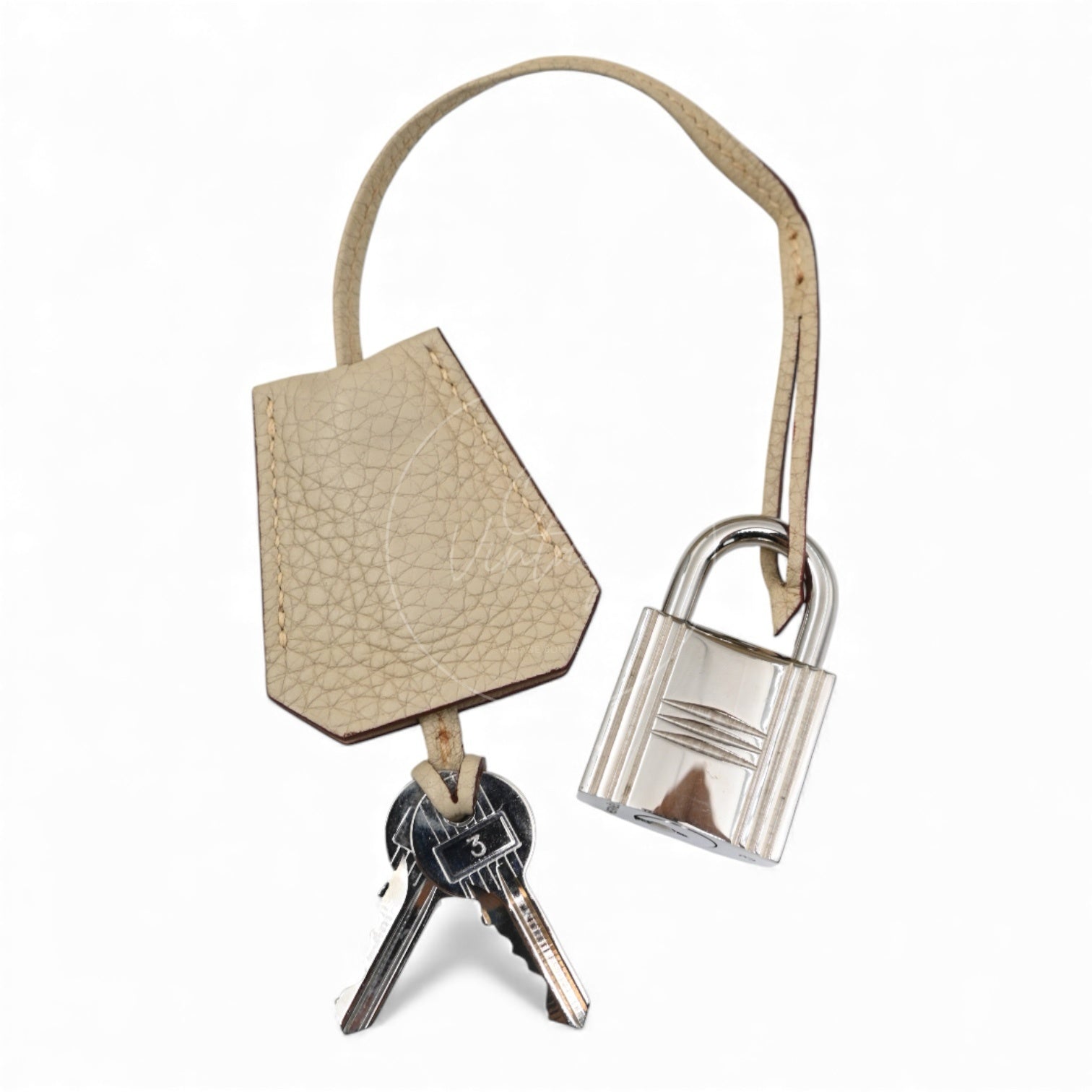 [Pre-owned] Hermes Birkin Shoulder Parthemin Stamp Square K PHW Handbag