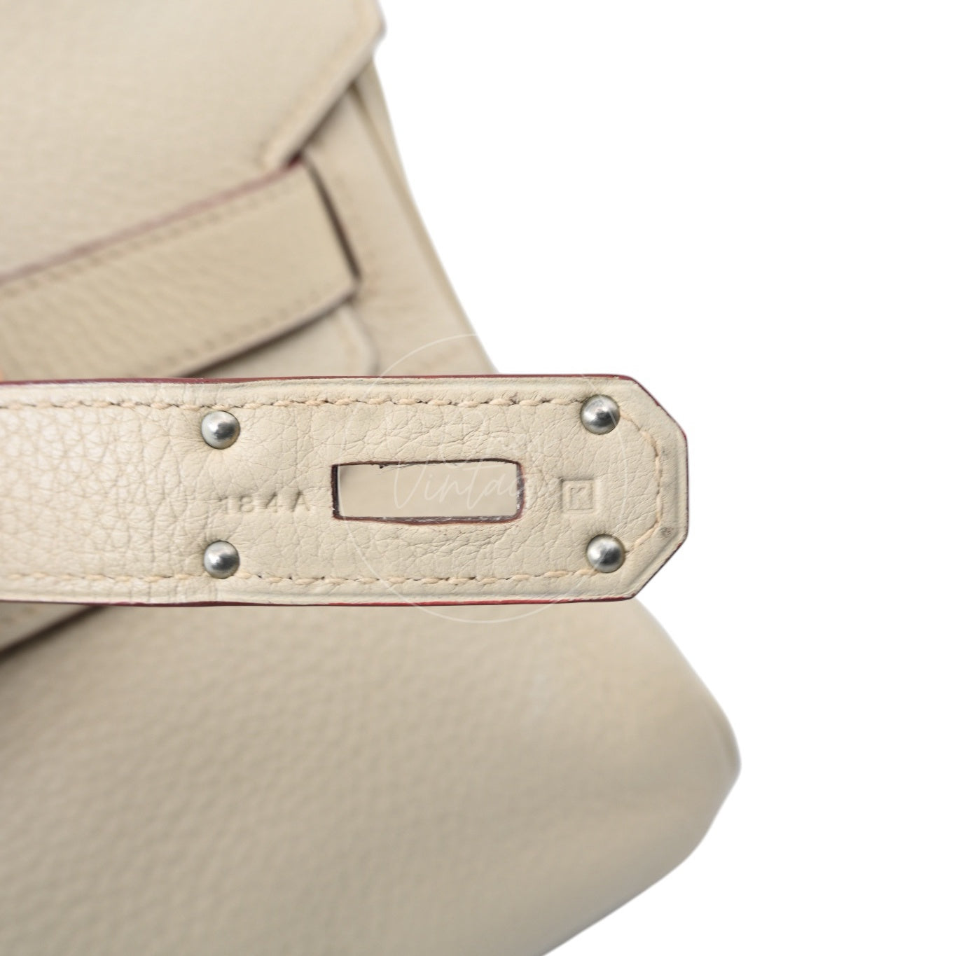 [Pre-owned] Hermes Birkin Shoulder Parthemin Stamp Square K PHW Handbag