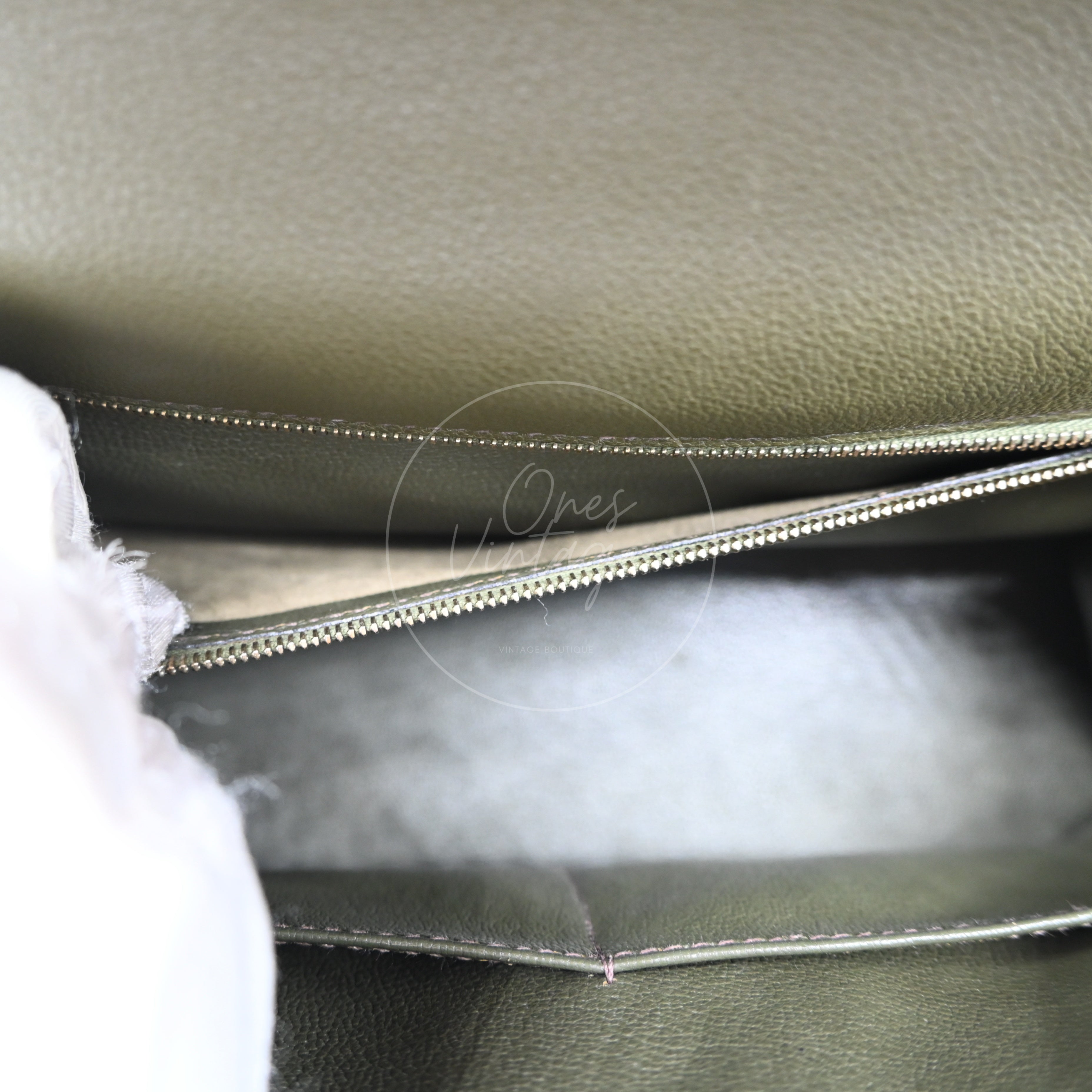 Hermès Kelly 28 Handbag Togo Vert Maquis GHW Square H