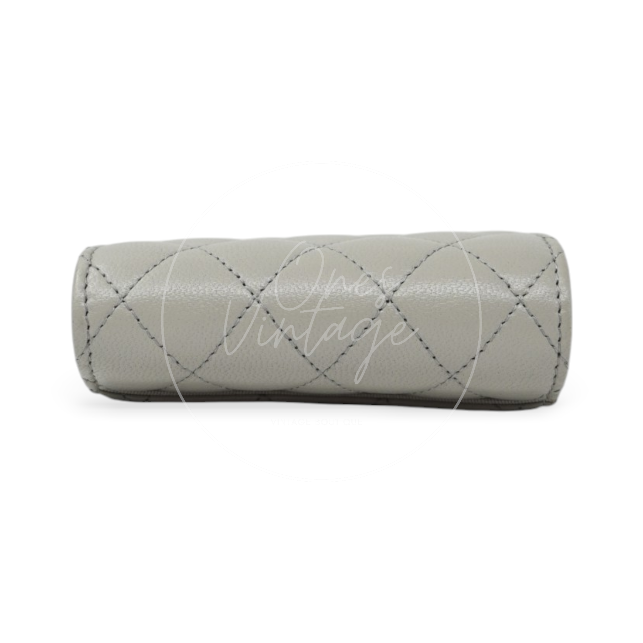 Chanel Classic Small Flap Wallet GHW Grey Series 31