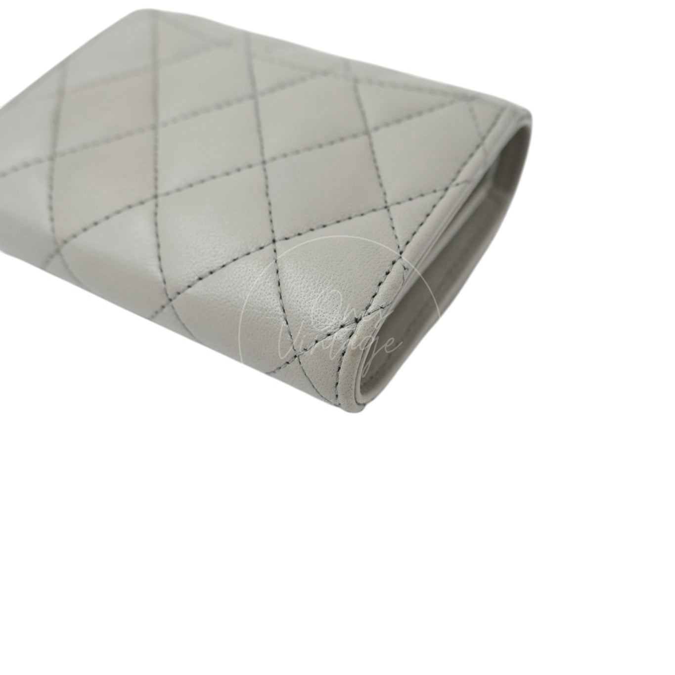 Chanel Classic Small Flap Wallet GHW Grey Series 31