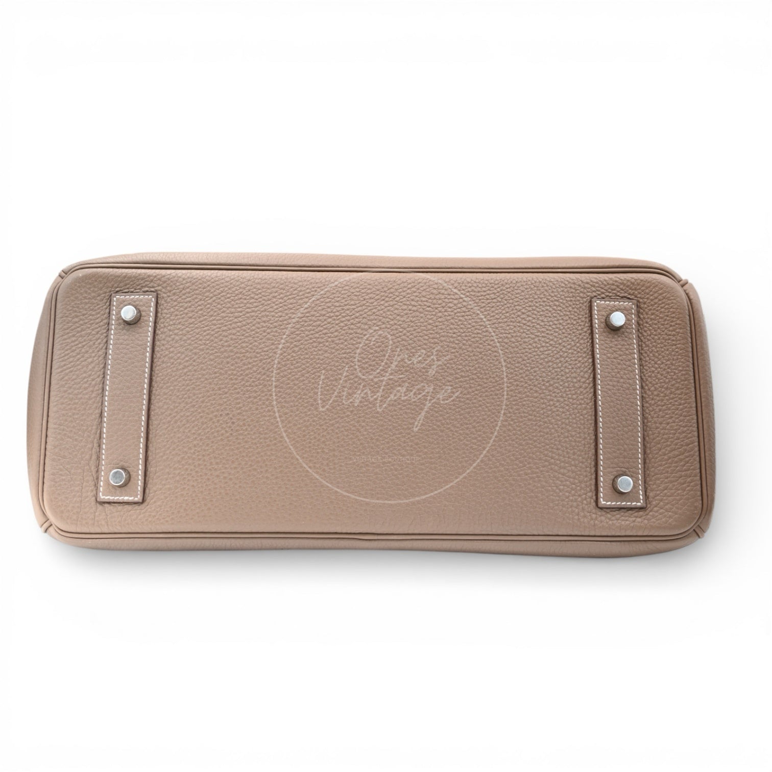 [Pre-owned] Hermes Shoulder Birkin Etoupe Square O PHW