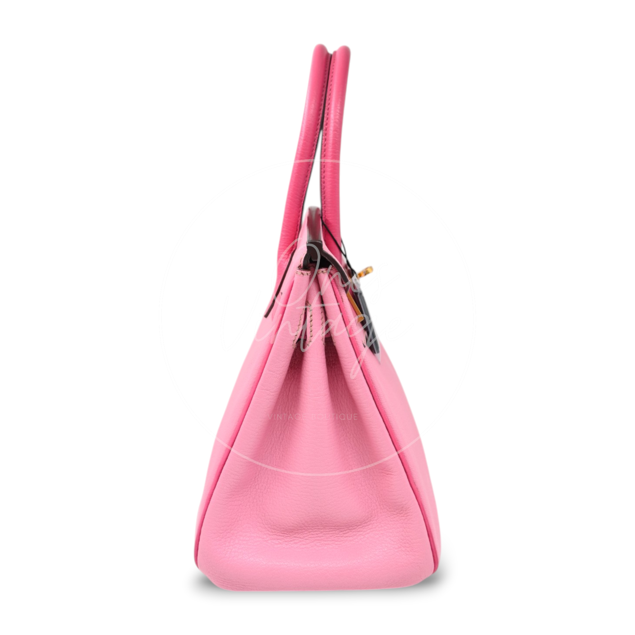 Hermes Birkin 30 5P Epsom GHW Pink Rose Tyrien Square P