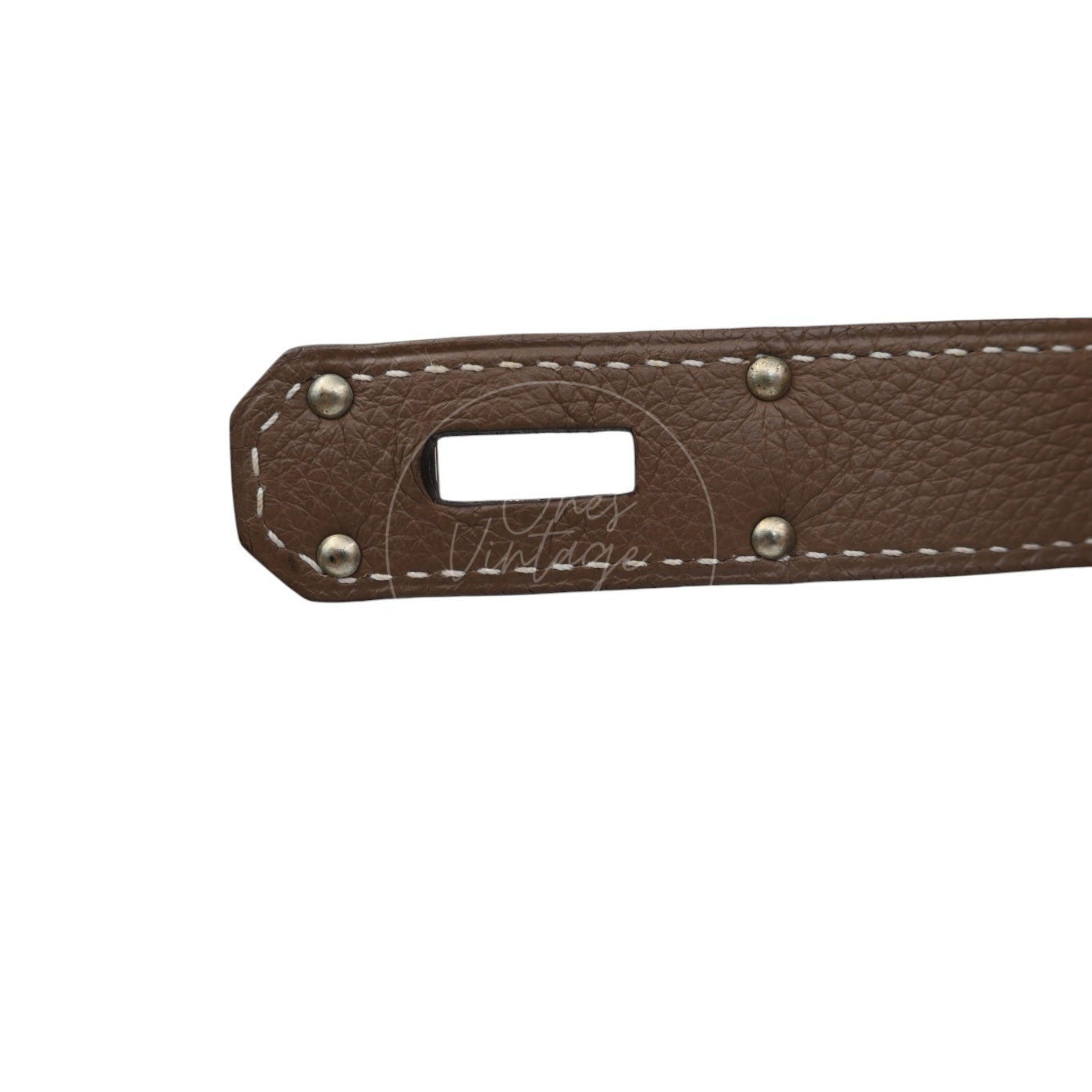 [Pre-owned] Hermes Shoulder Birkin Etoupe Square O PHW