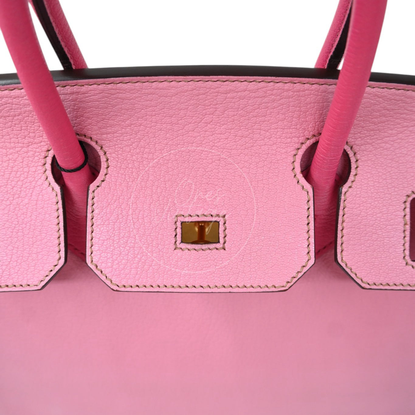 Hermes Birkin 30 5P Epsom GHW Pink Rose Tyrien Square P
